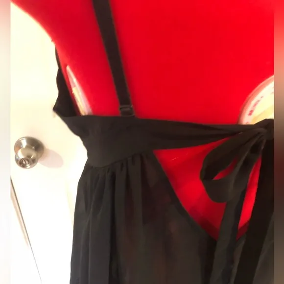 🎁 2 FOR $60 Betsy Johnson Intimates Sheer Lacey Teddy With Pink Bows
