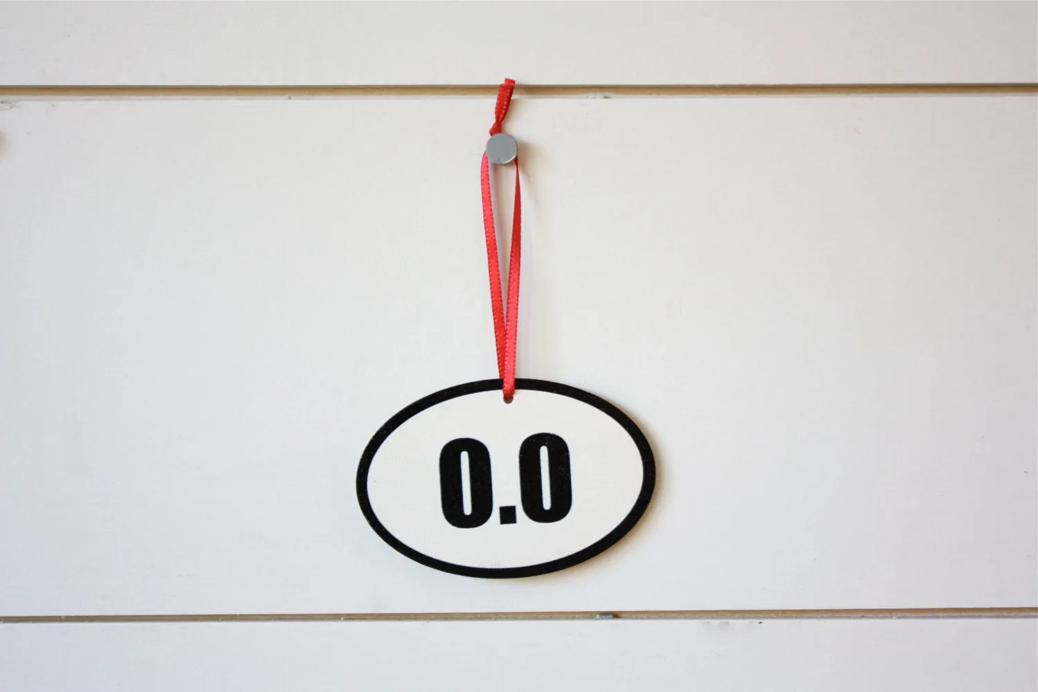 0.0 Christmas Ornament - Great gift for NON runners!