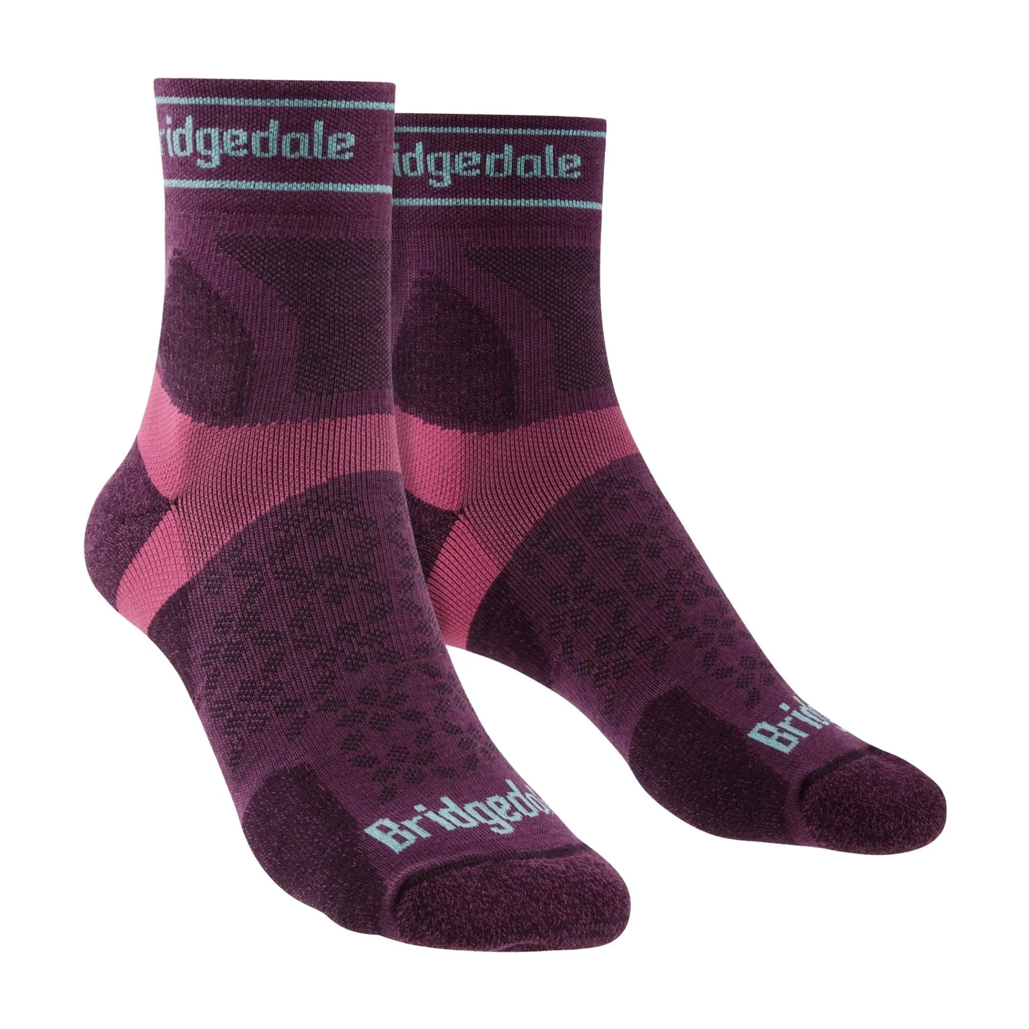 1 Pack Ladies Trail Ultralight T2 Merino Wool Sport 3/4 Crew Socks