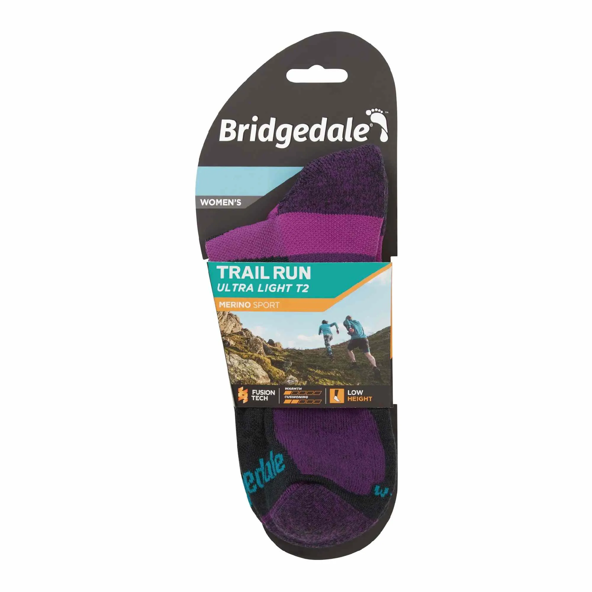 1 Pack Ladies Trail Ultralight T2 Merino Wool Sport Low Cut Socks