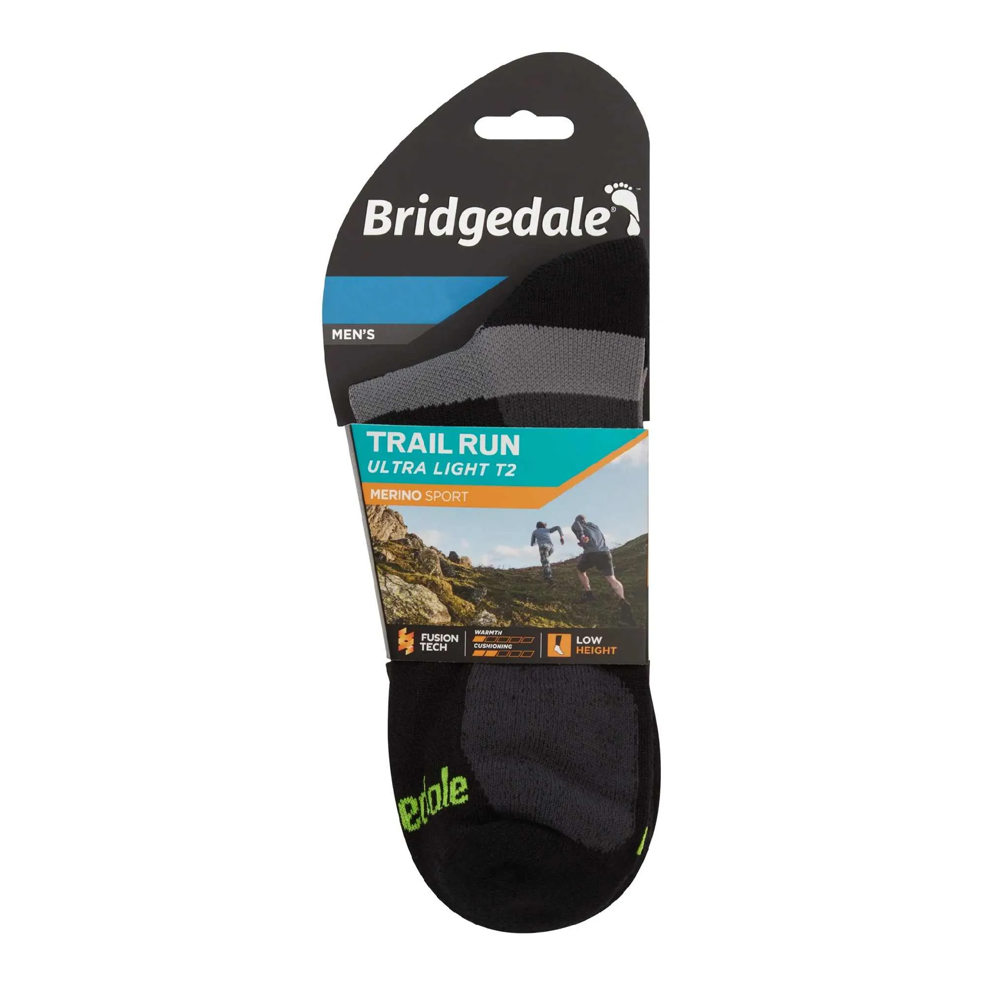 1 Pack Mens Trail Ultralight T2 Merino Wool Sport Low Cut Socks