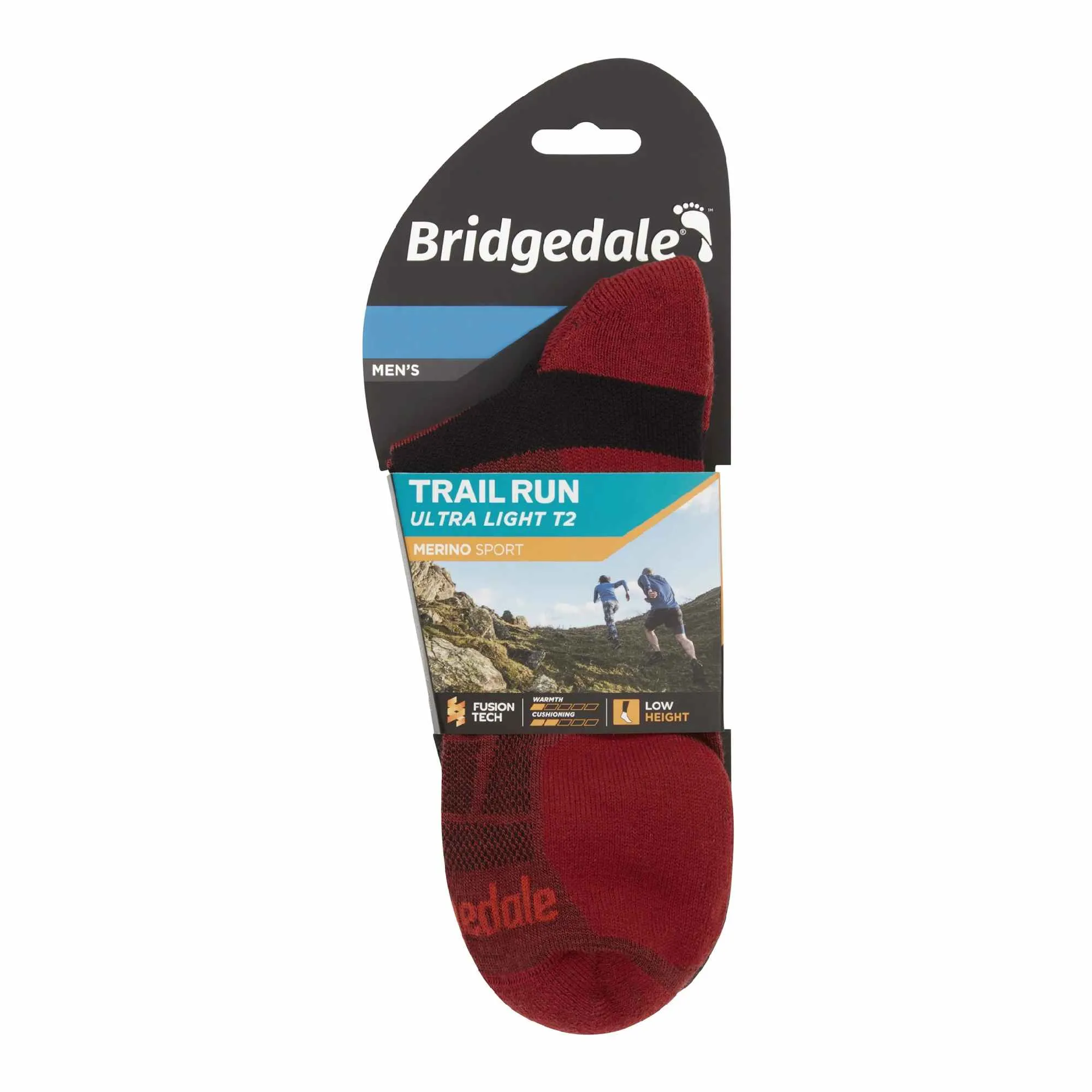 1 Pack Mens Trail Ultralight T2 Merino Wool Sport Low Cut Socks