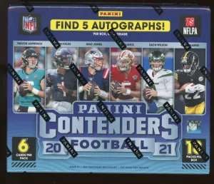 2021 Panini Contenders Football Hobby Box