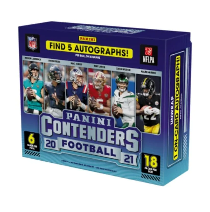 2021 Panini Contenders Football Hobby Trading Cards