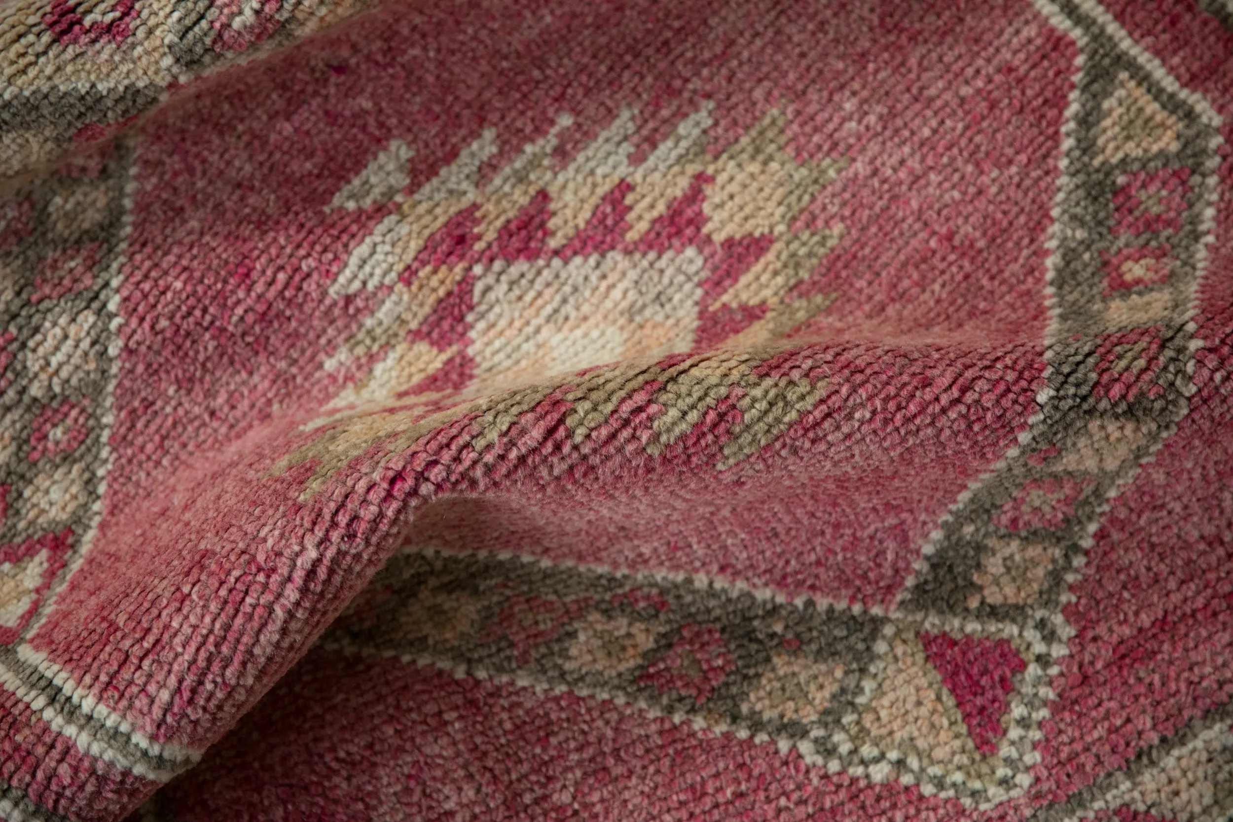 2.5x11.5 Vintage Distressed Kurd Rug Runner