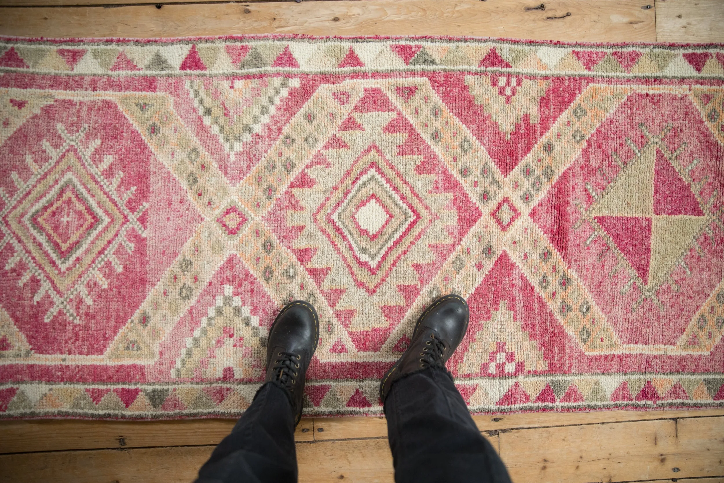 2.5x11.5 Vintage Distressed Kurd Rug Runner