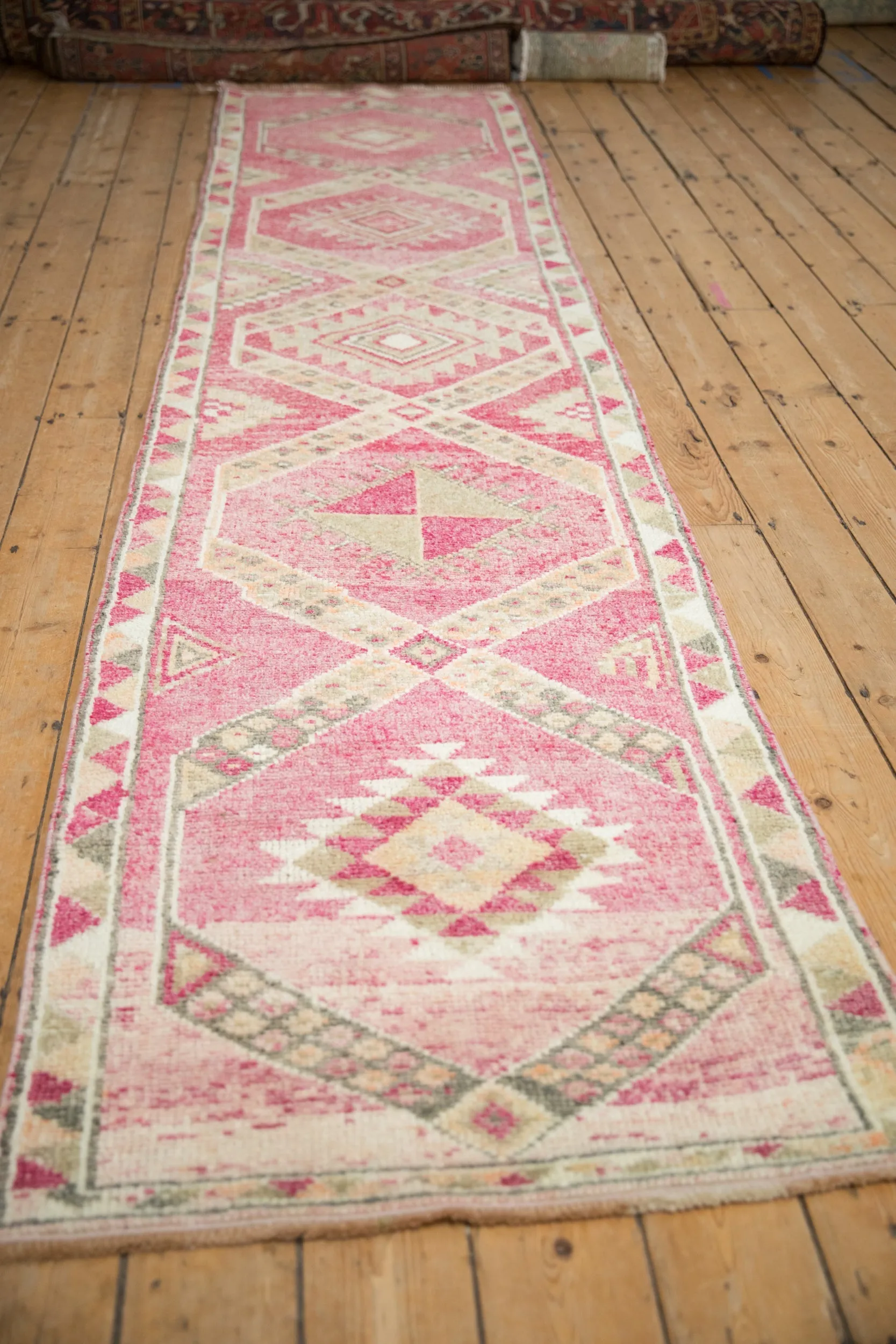 2.5x11.5 Vintage Distressed Kurd Rug Runner