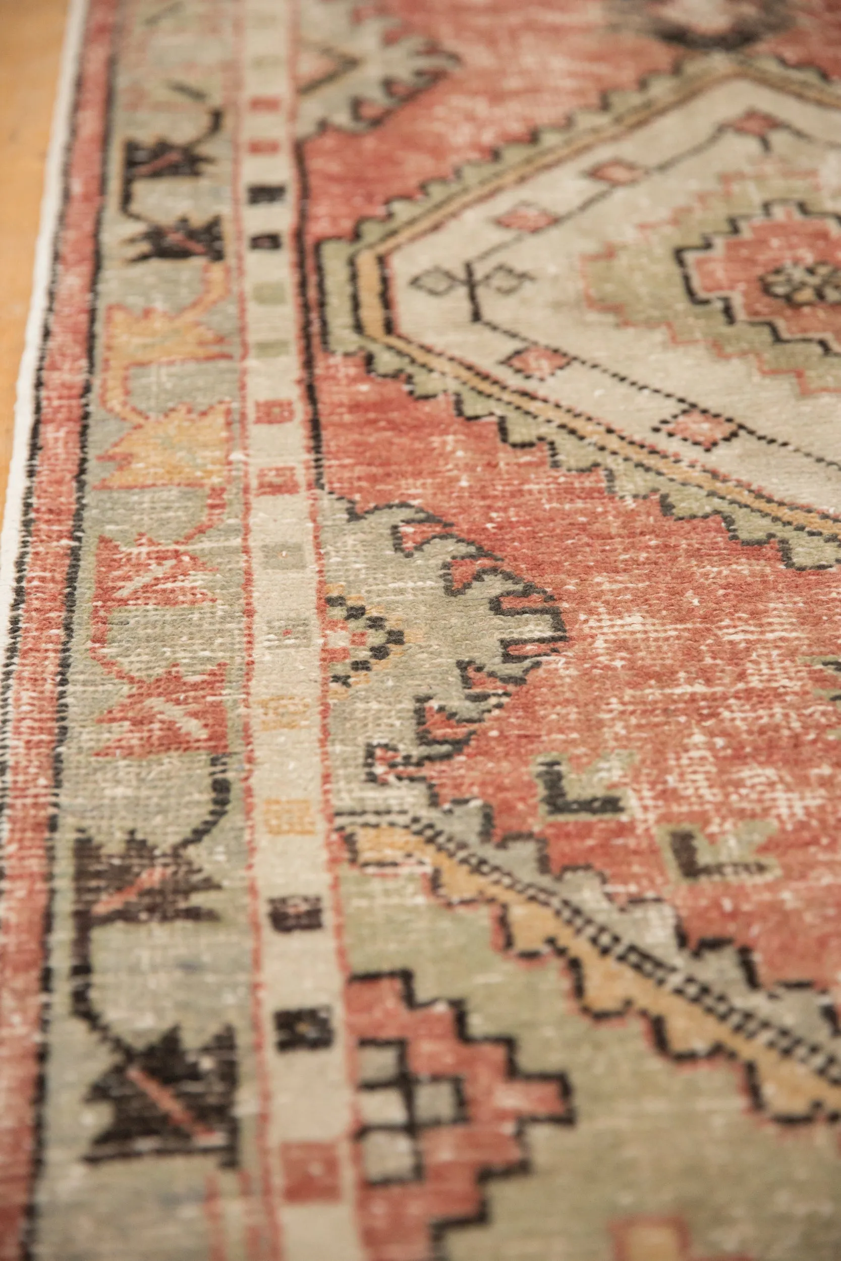 2.5x5.5 Vintage Distressed Oushak Rug Runner