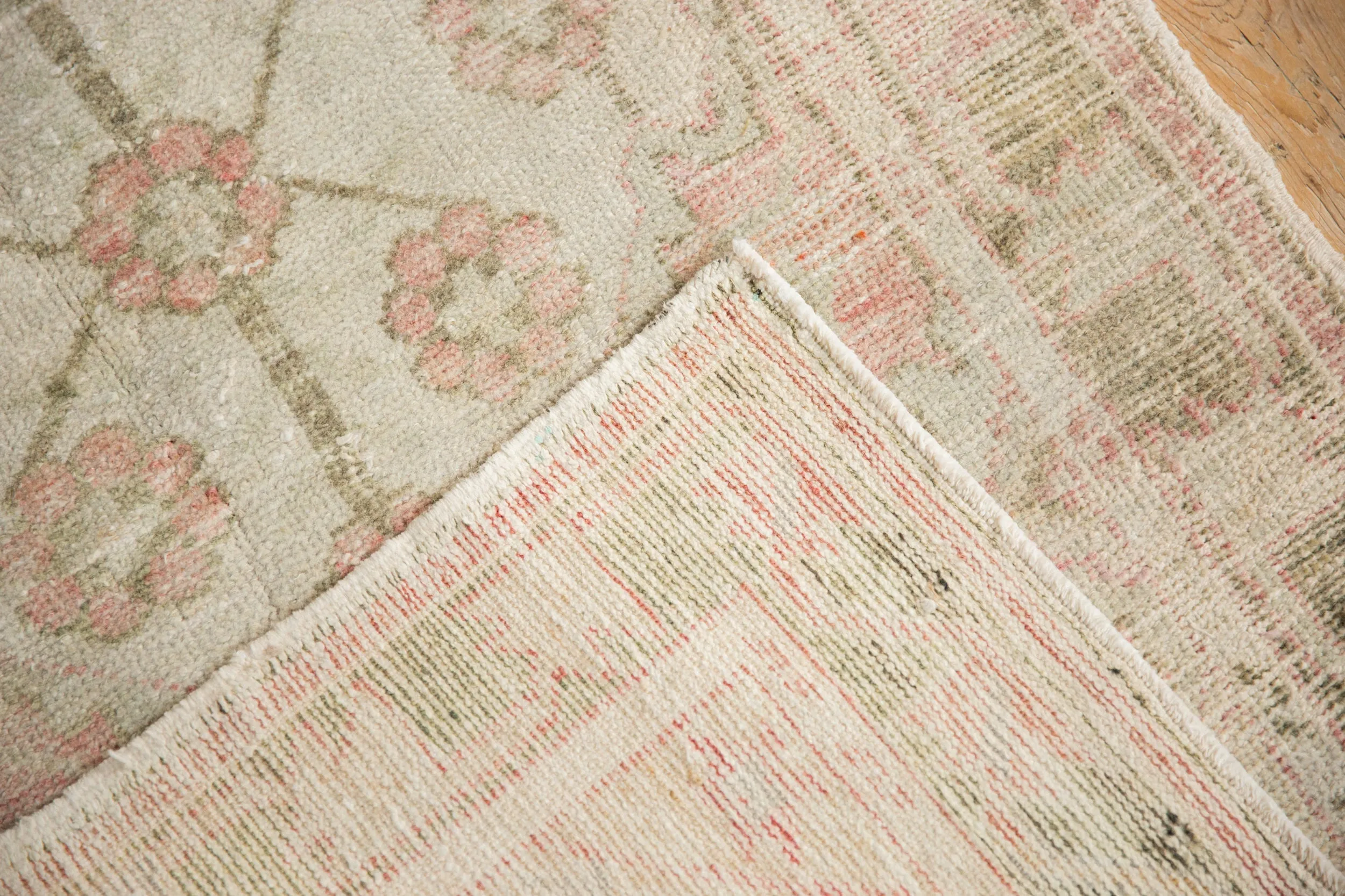 2.5x5.5 Vintage Distressed Oushak Rug Runner