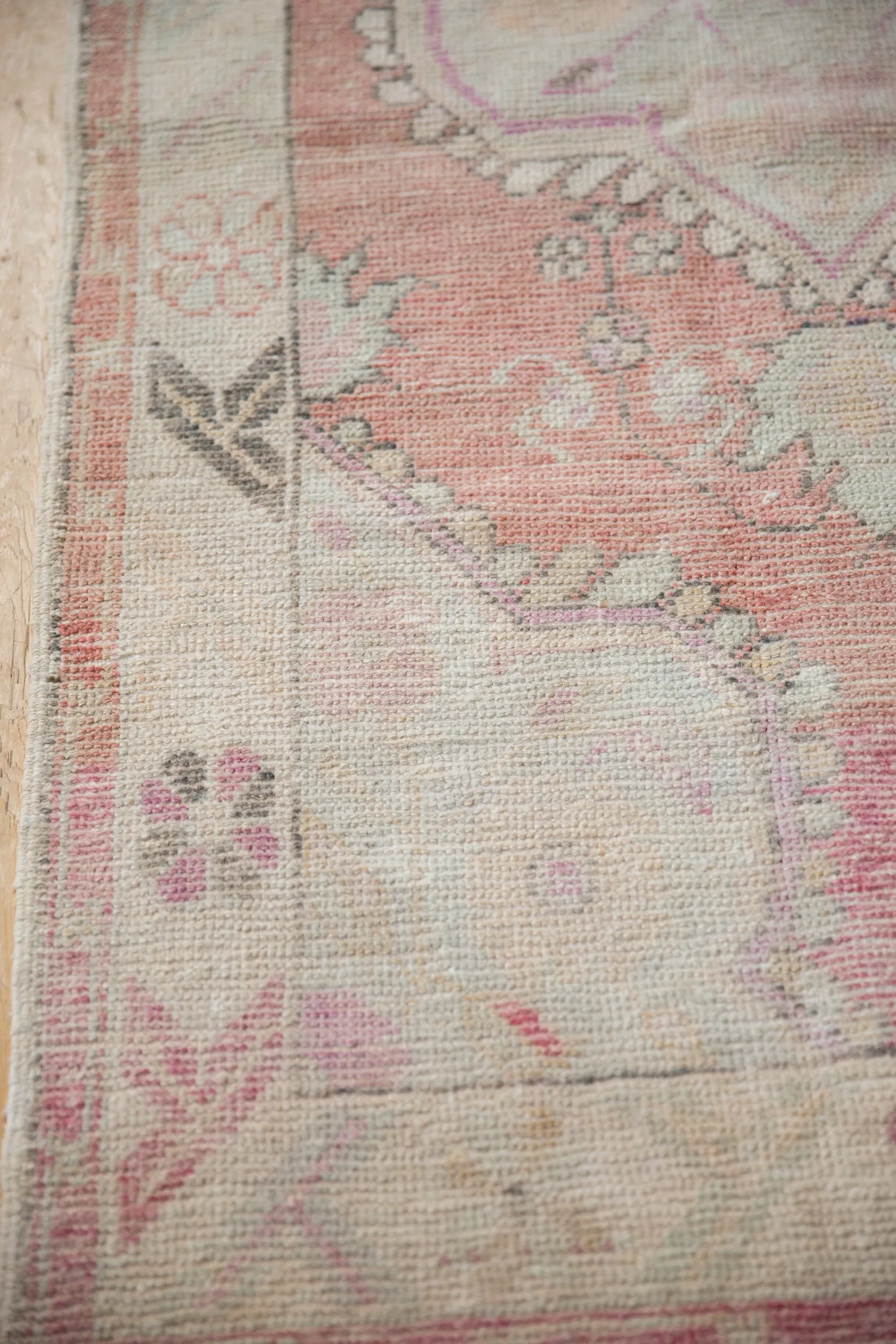 2.5x6 Vintage Distressed Oushak Rug Runner