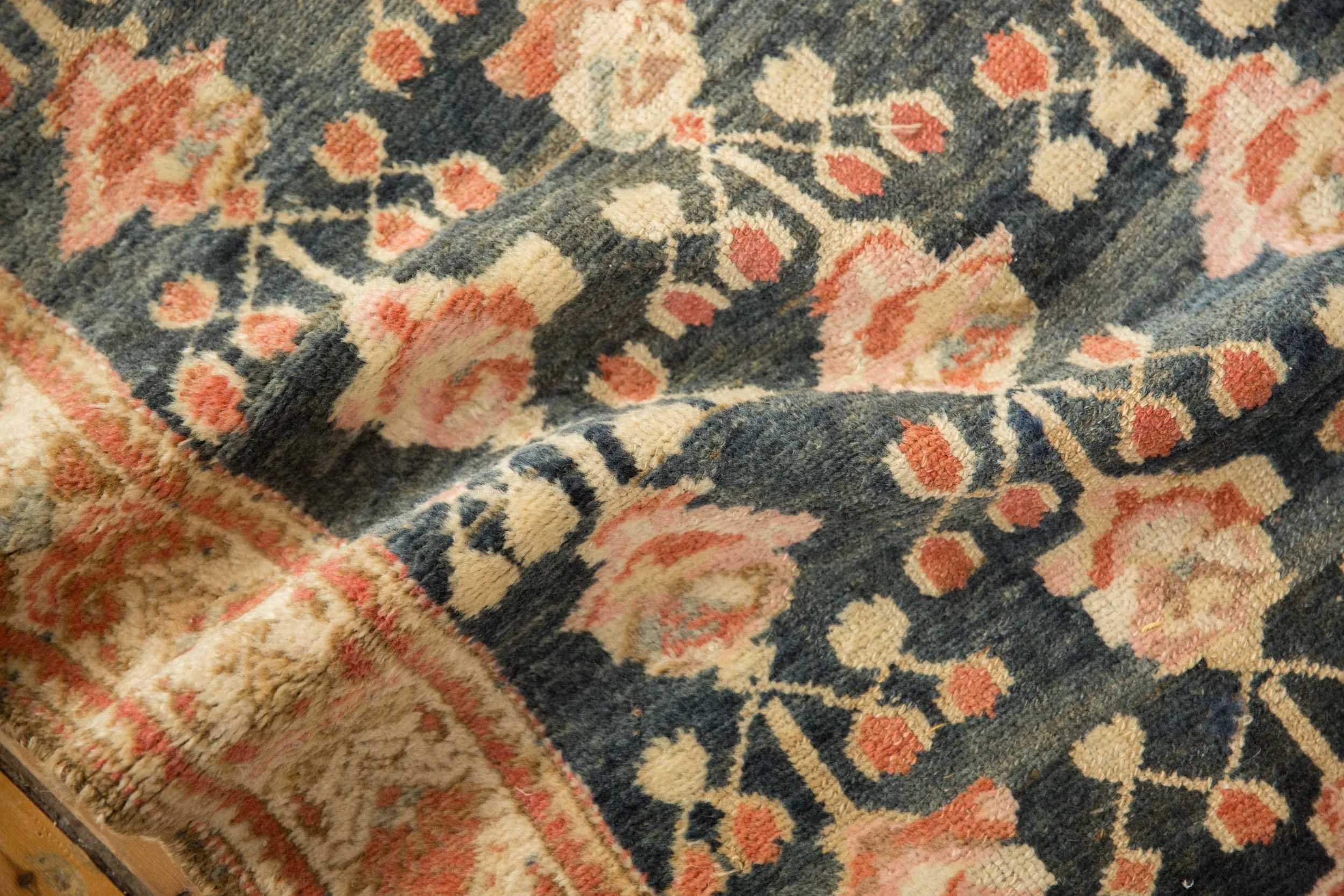 2.5x9 Antique Kurdish Hamadan Rug Runner