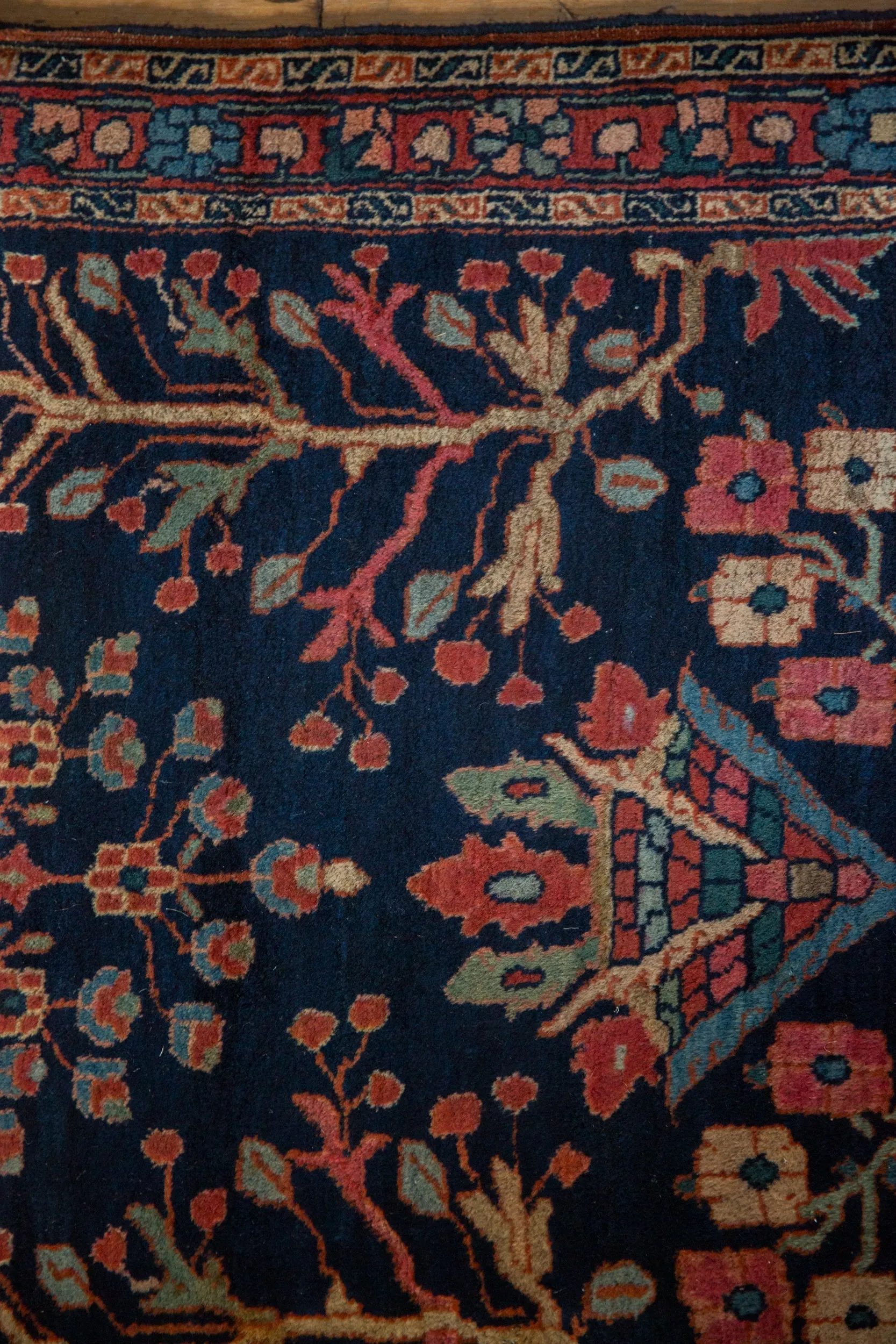 2x5 Antique Farahan Sarouk Rug Runner