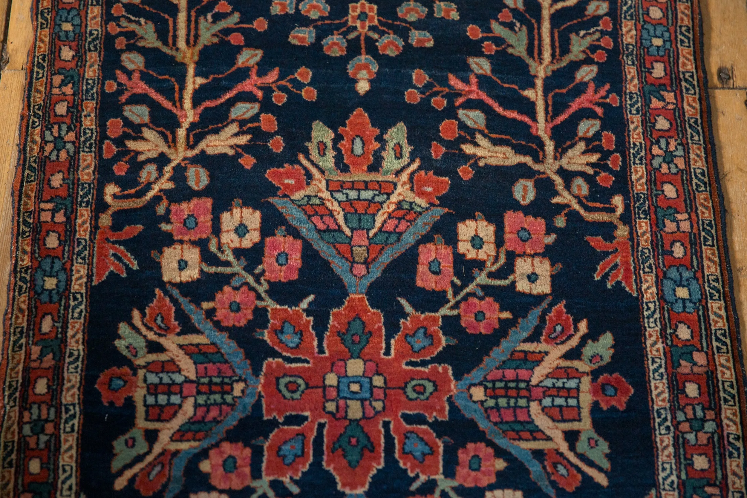 2x5 Antique Farahan Sarouk Rug Runner