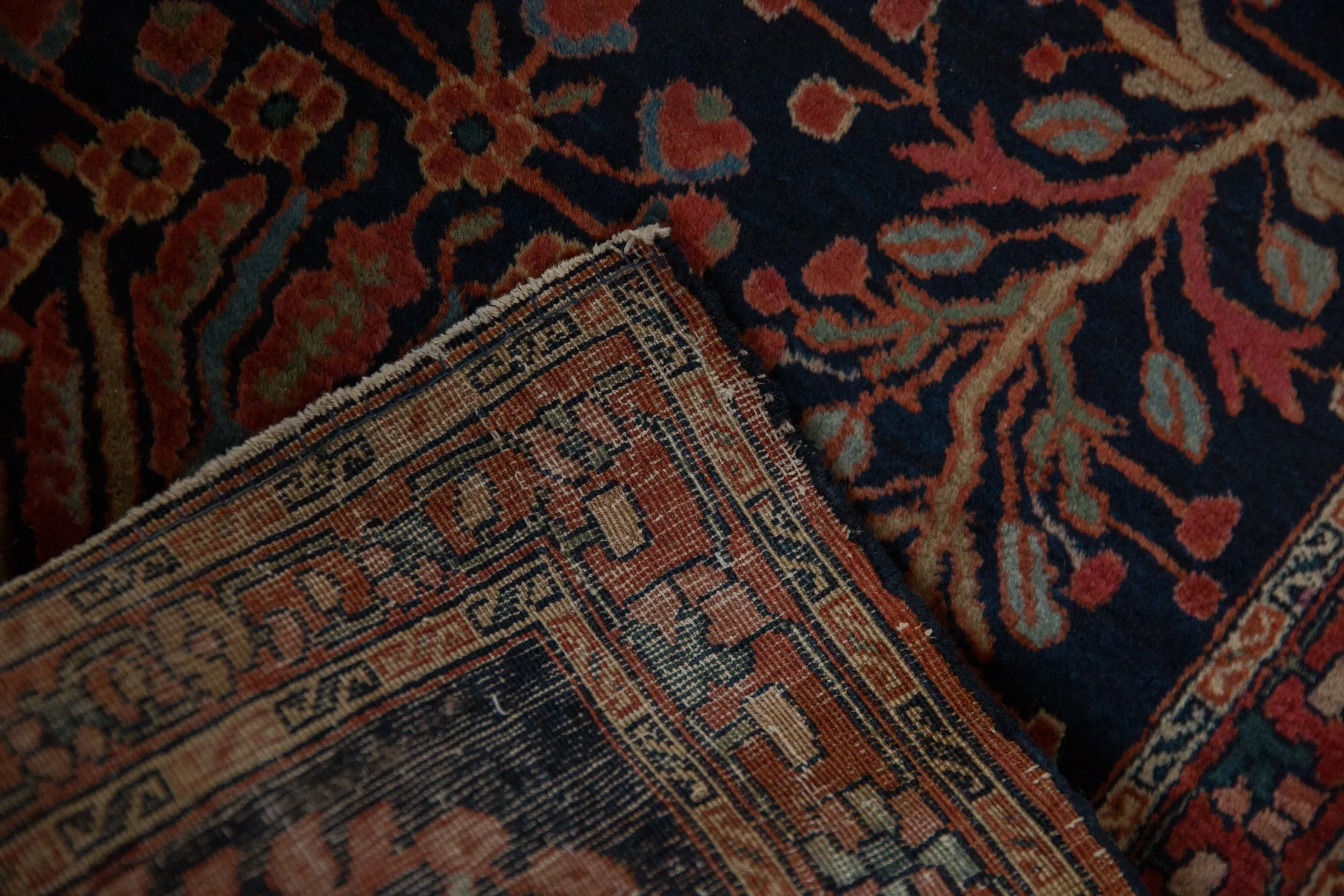 2x5 Antique Farahan Sarouk Rug Runner
