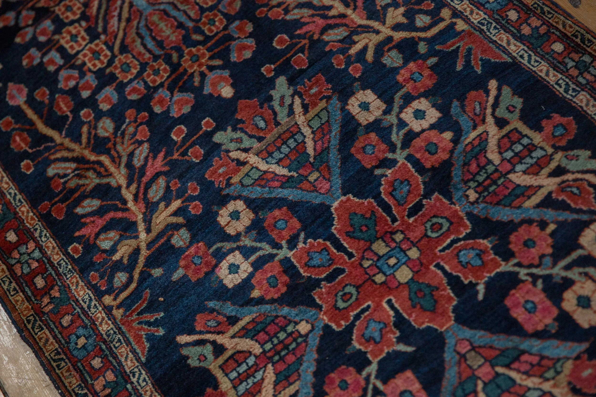 2x5 Antique Farahan Sarouk Rug Runner