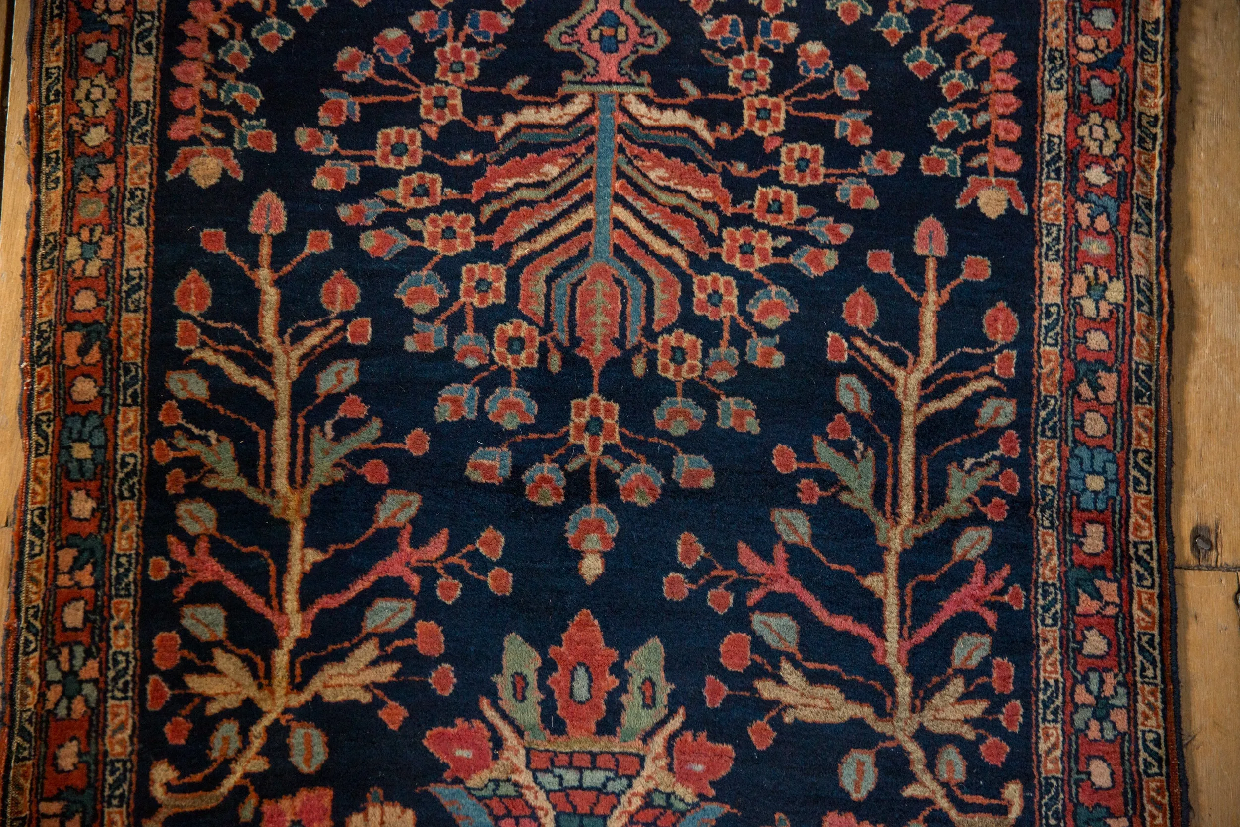 2x5 Antique Farahan Sarouk Rug Runner