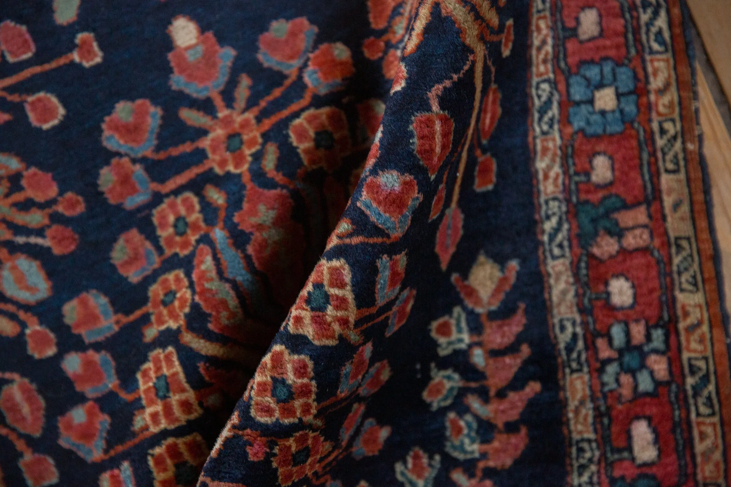 2x5 Antique Farahan Sarouk Rug Runner