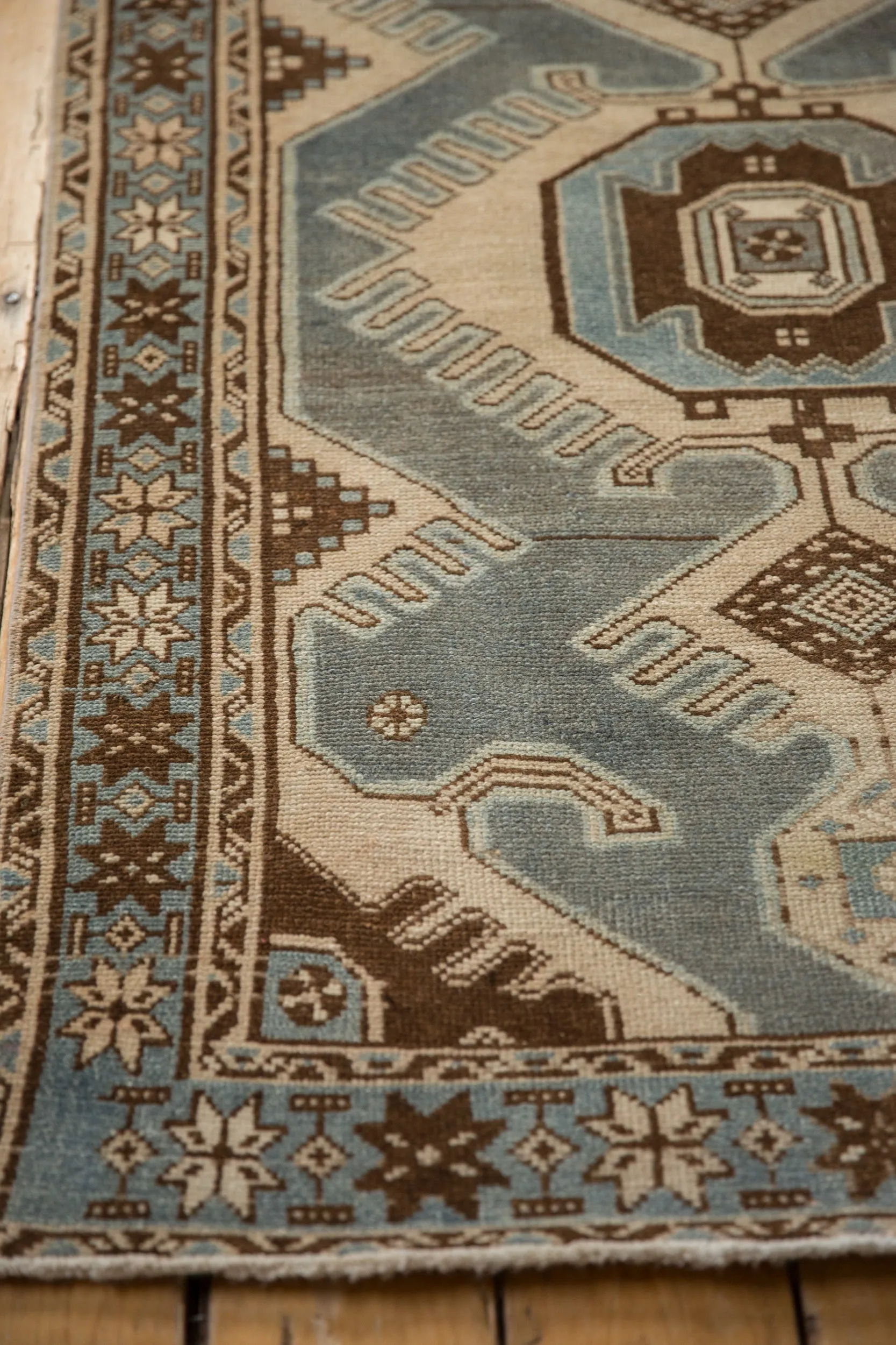 3.5x10 Vintage Distressed Malayer Rug Runner