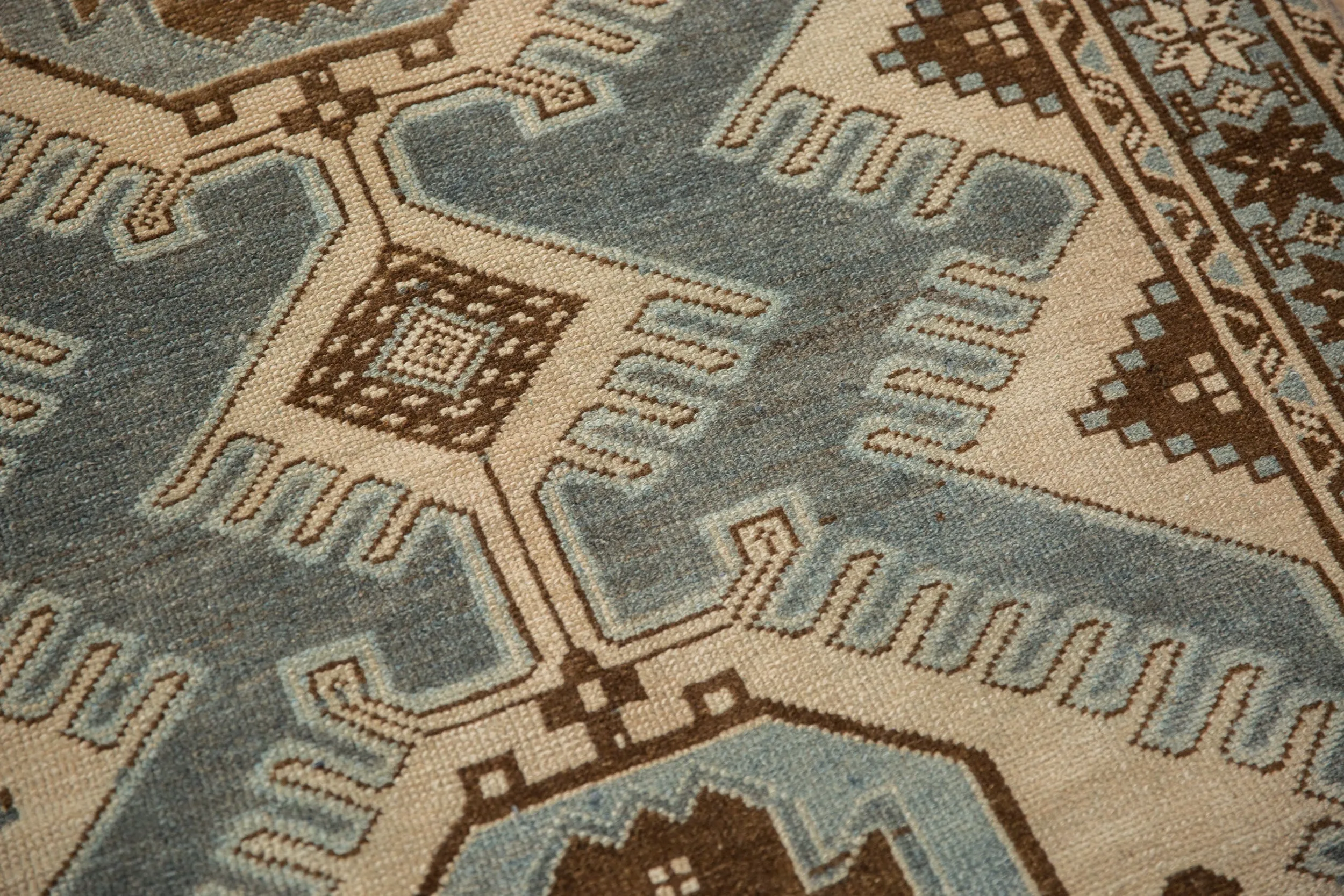 3.5x10 Vintage Distressed Malayer Rug Runner