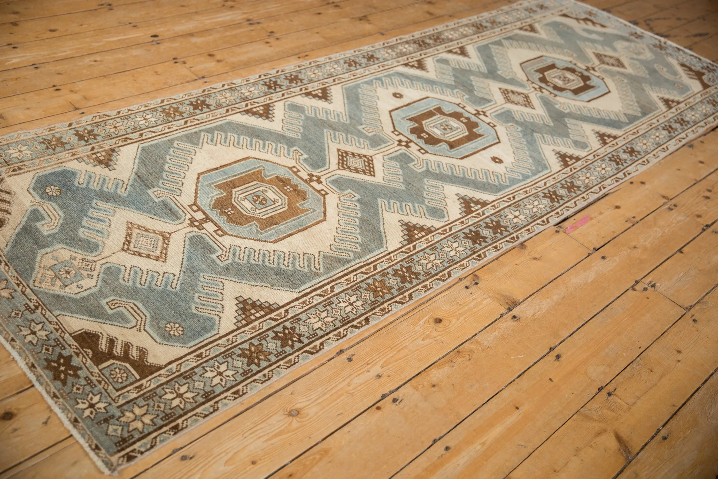 3.5x10 Vintage Distressed Malayer Rug Runner