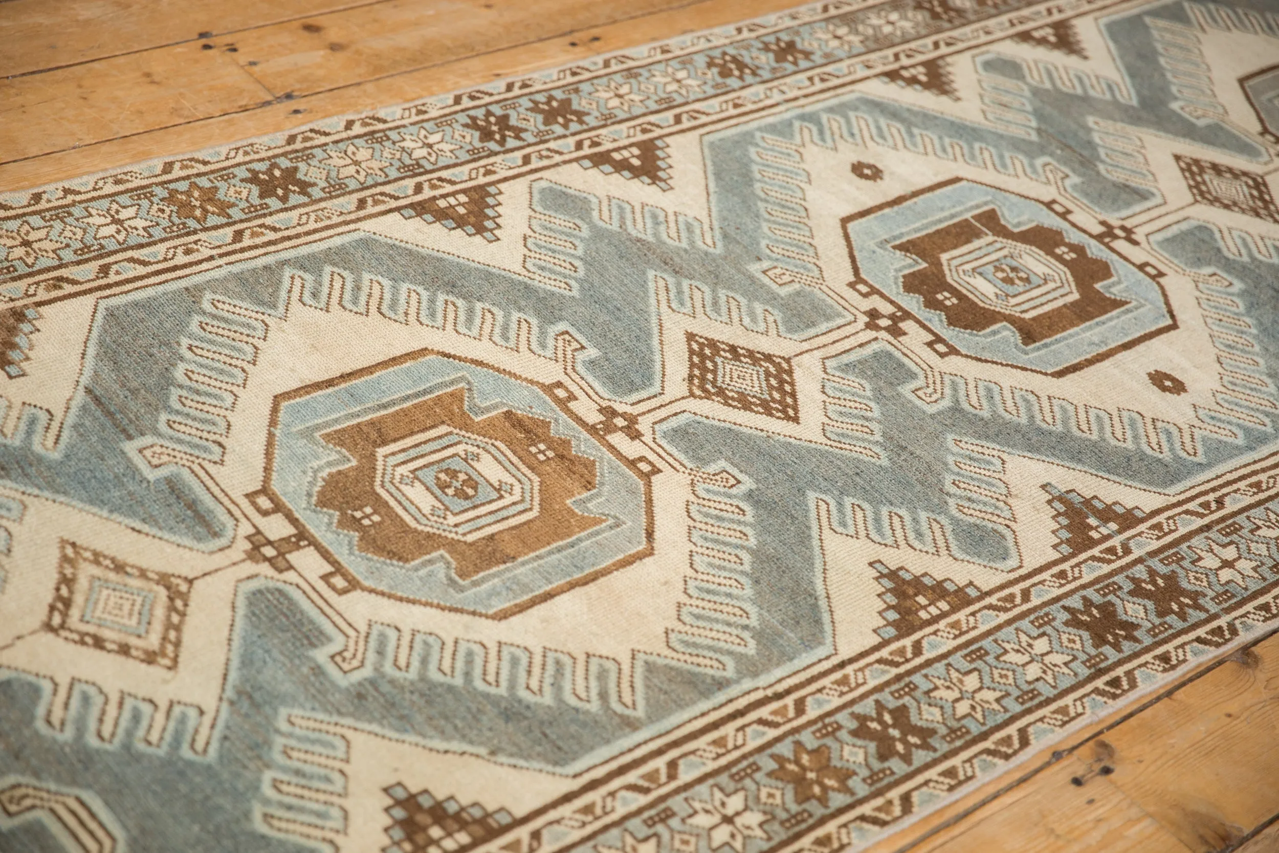 3.5x10 Vintage Distressed Malayer Rug Runner