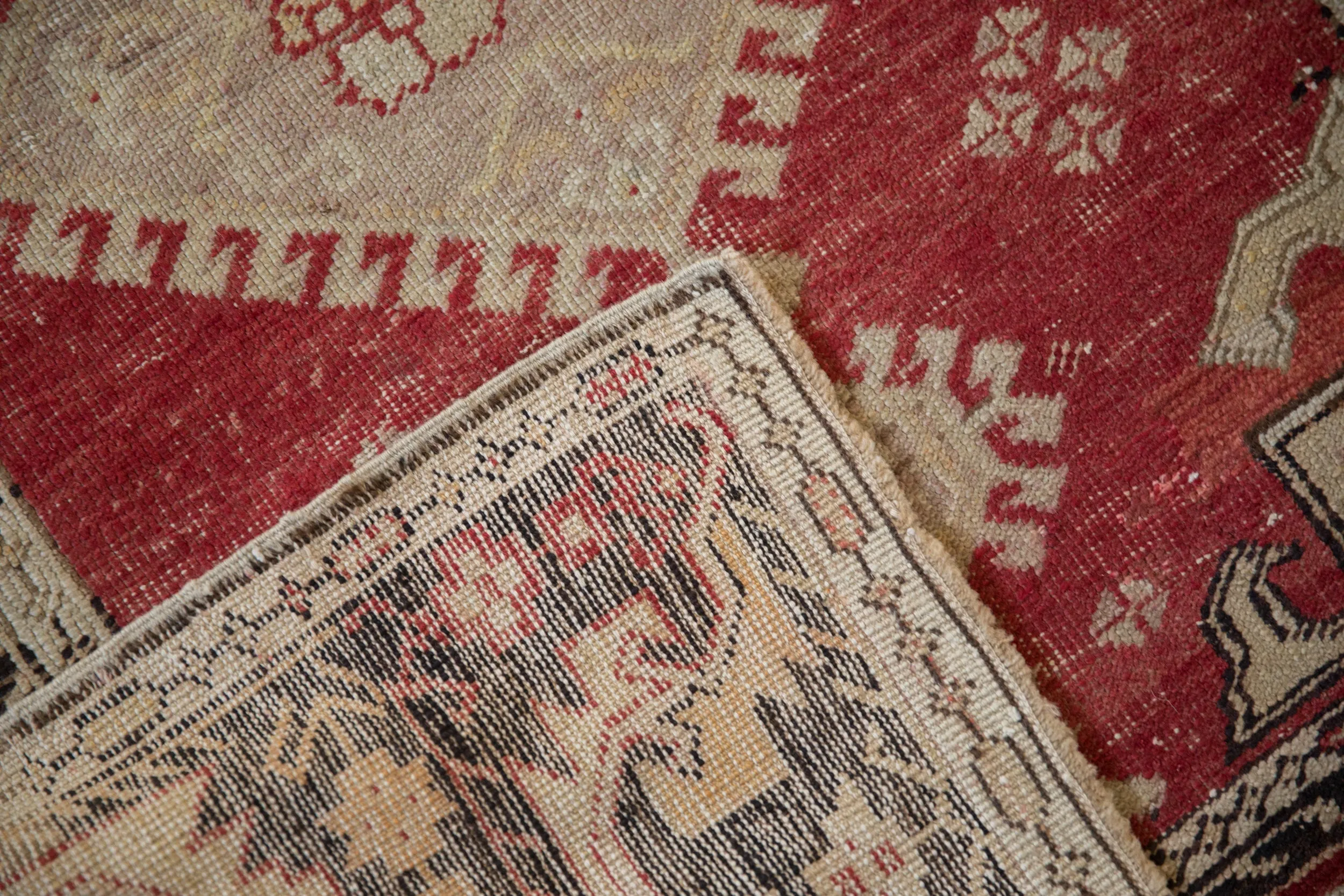 3.5x11 Vintage Distressed Oushak Rug Runner