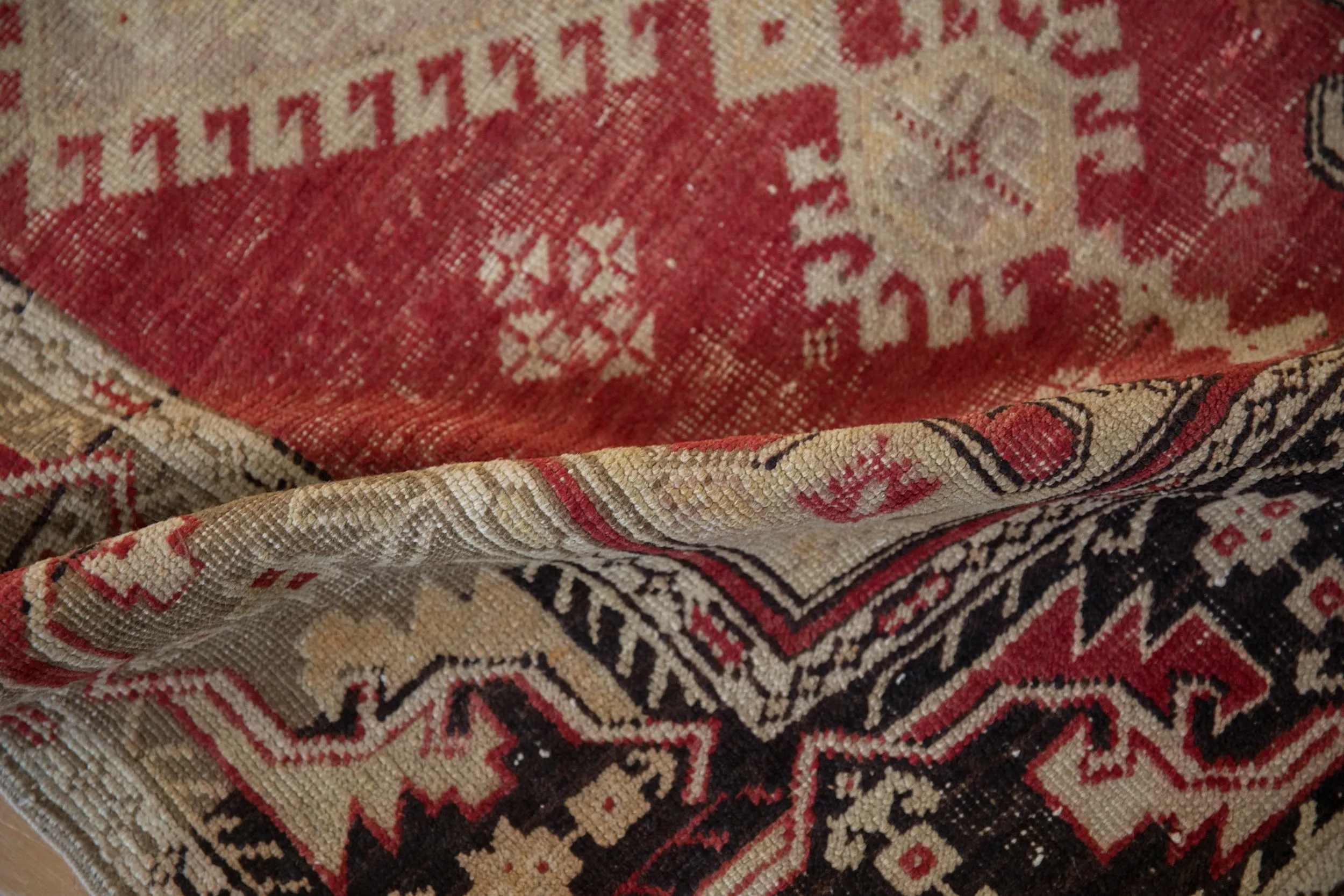 3.5x11 Vintage Distressed Oushak Rug Runner