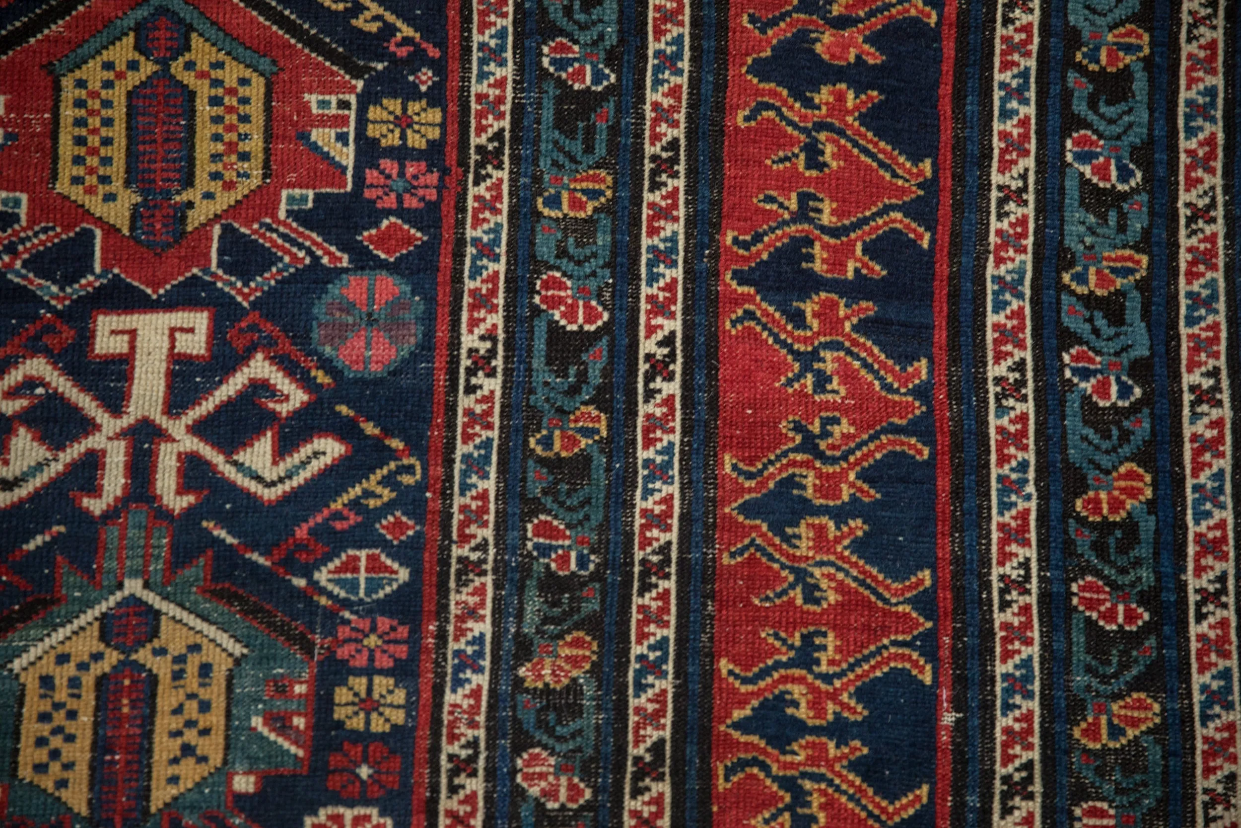 3.5x12.5 Antique Shirvan Rug Runner