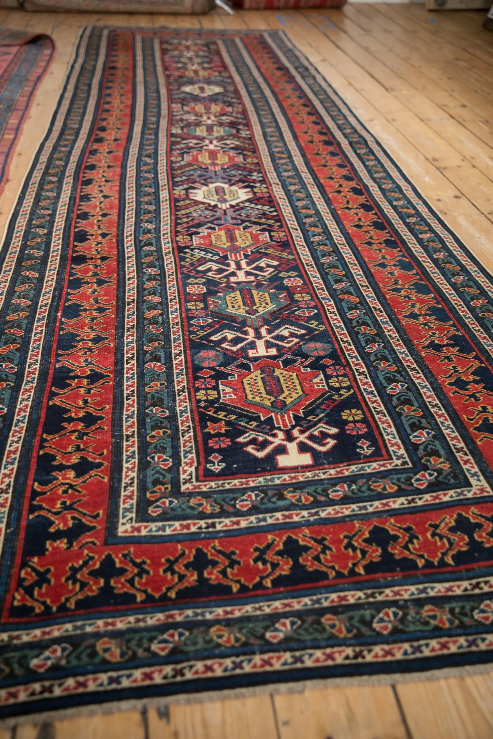 3.5x12.5 Antique Shirvan Rug Runner