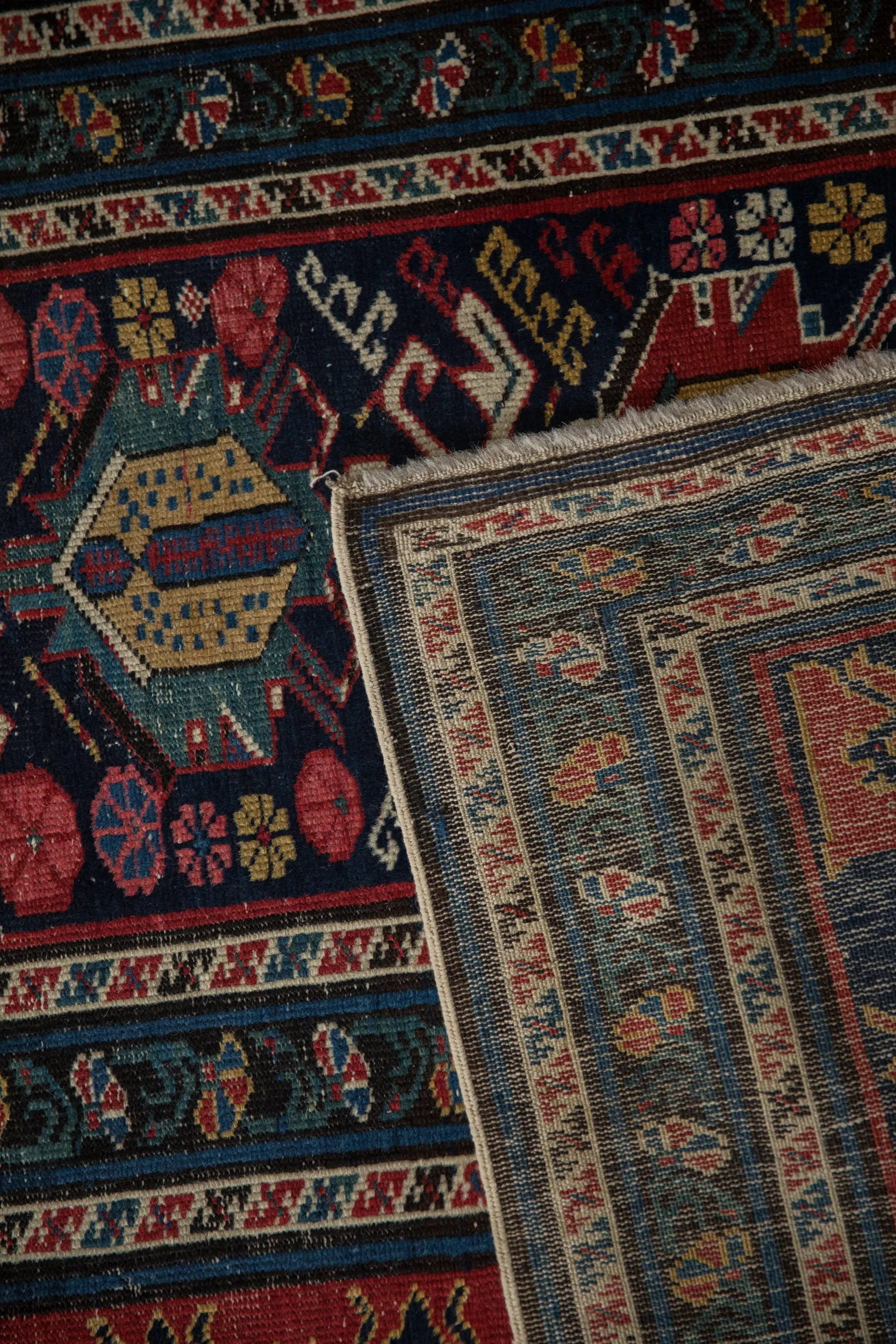 3.5x12.5 Antique Shirvan Rug Runner