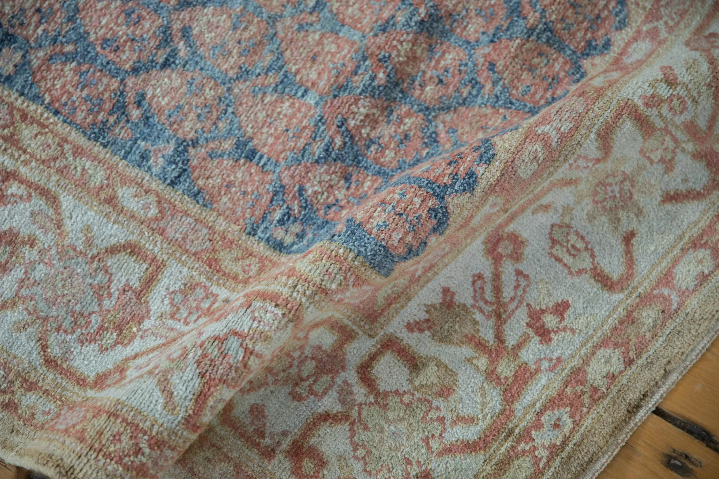 3.5x12.5 Vintage Distressed Malayer Rug Runner