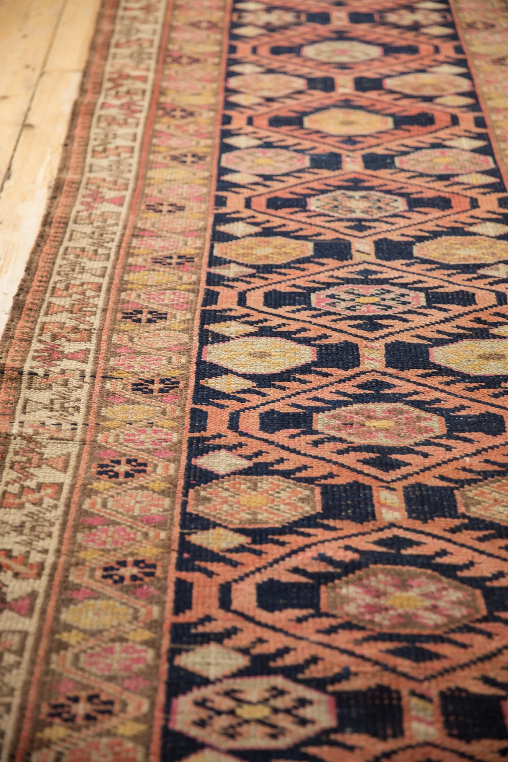 3.5x14 Vintage Distressed Kurd Rug Runner