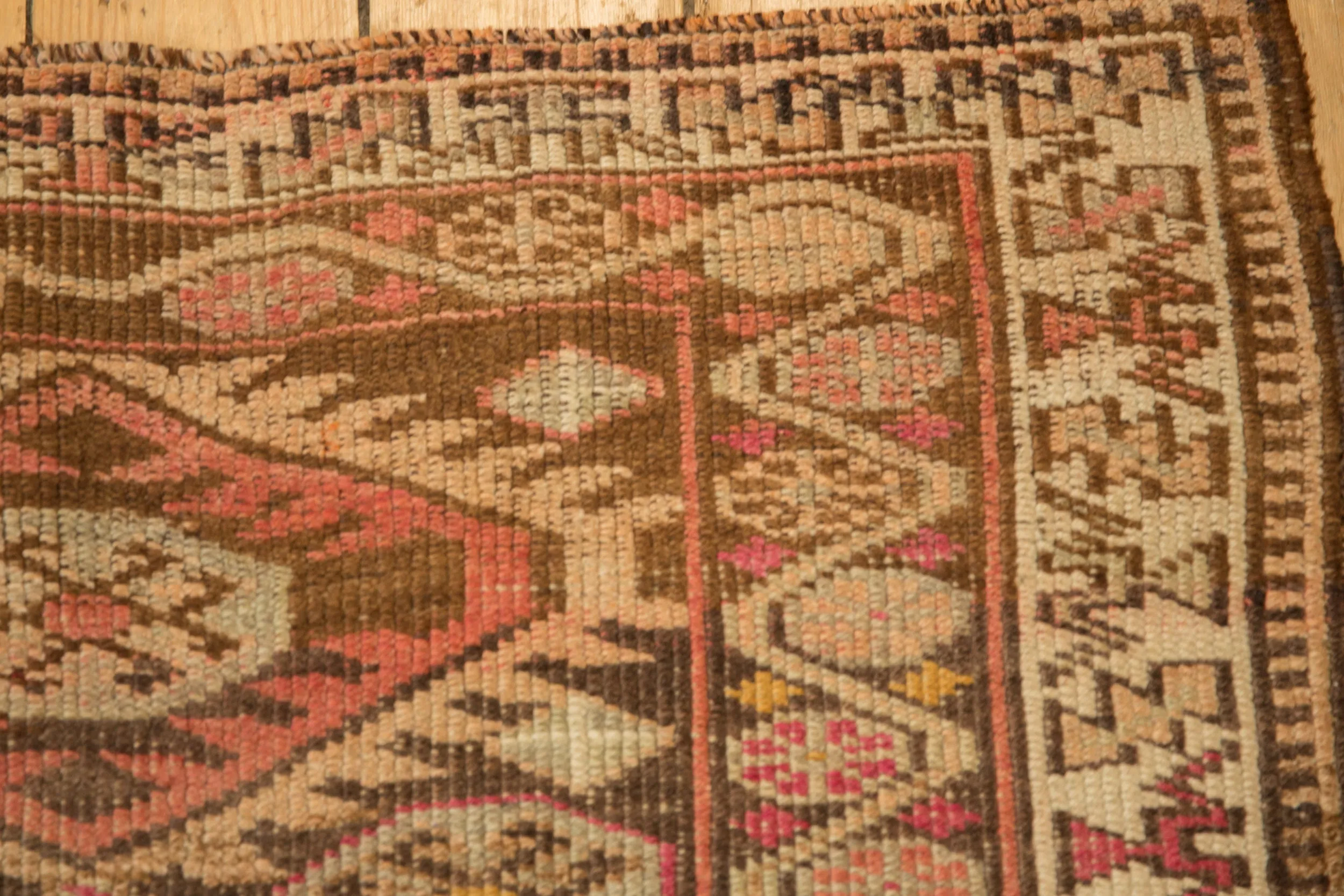 3.5x14 Vintage Distressed Kurd Rug Runner