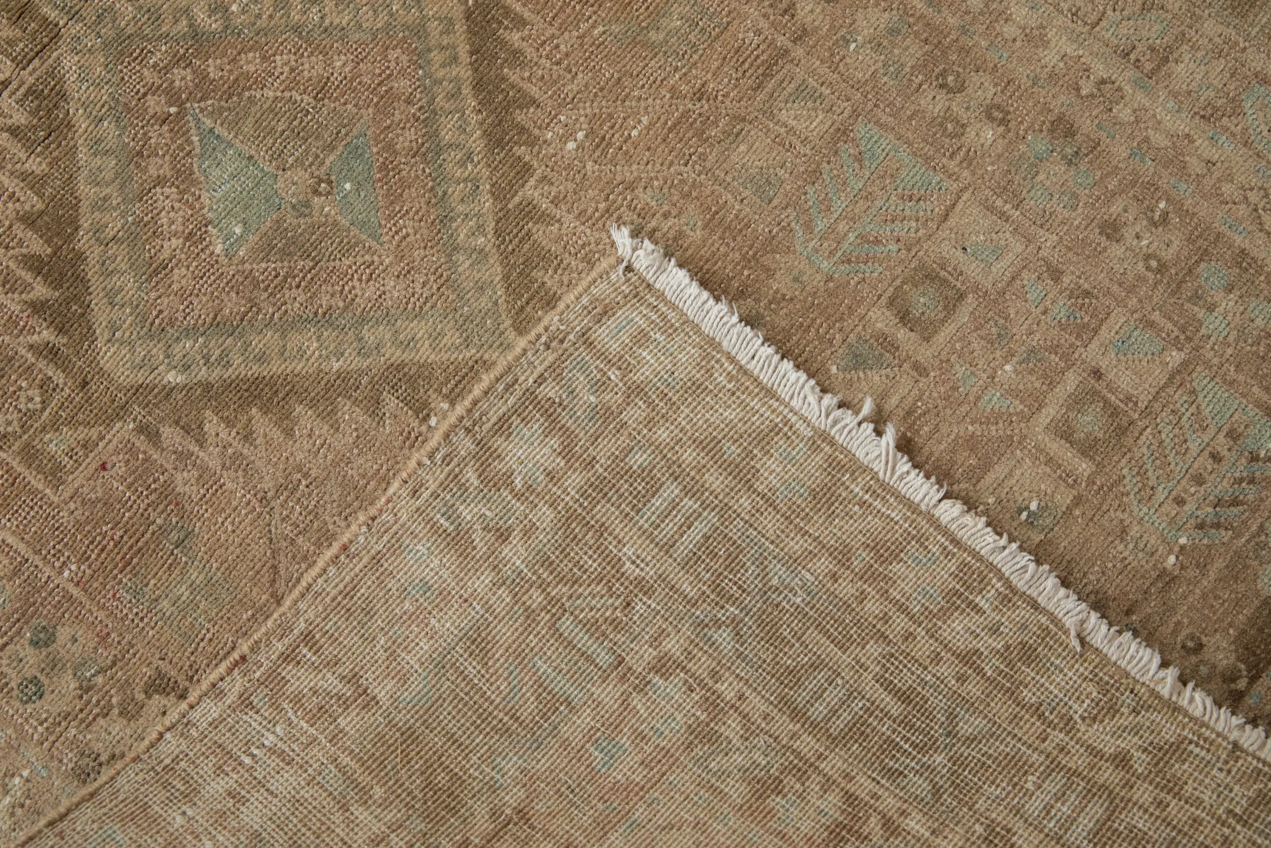 3.5x14 Vintage Distressed Serab Rug Runner
