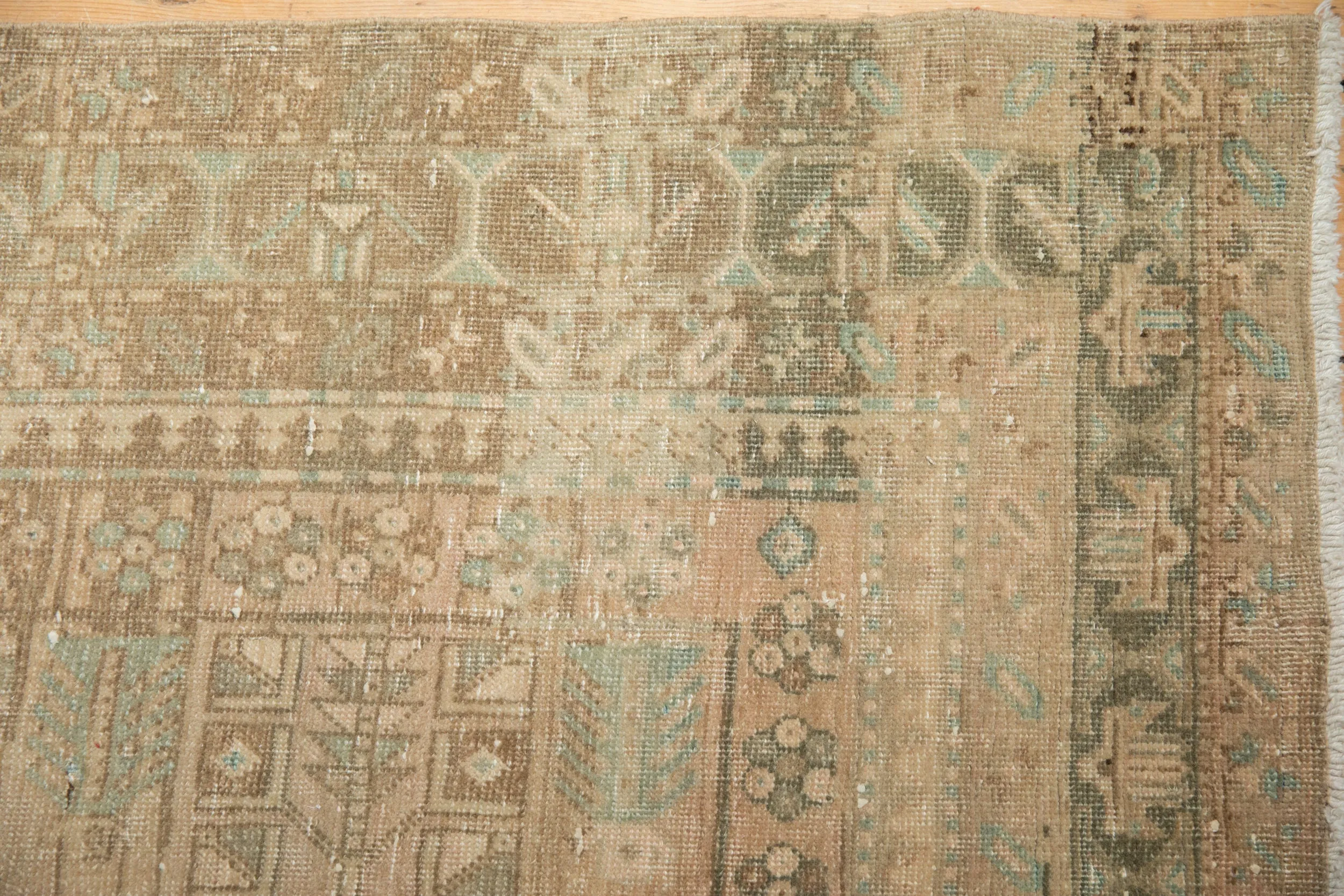 3.5x14 Vintage Distressed Serab Rug Runner