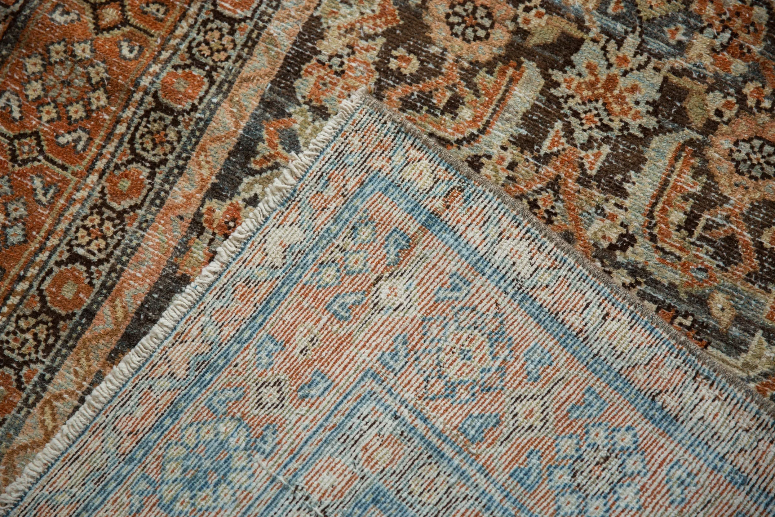 3.5x9.5 Vintage Distressed Malayer Rug Runner