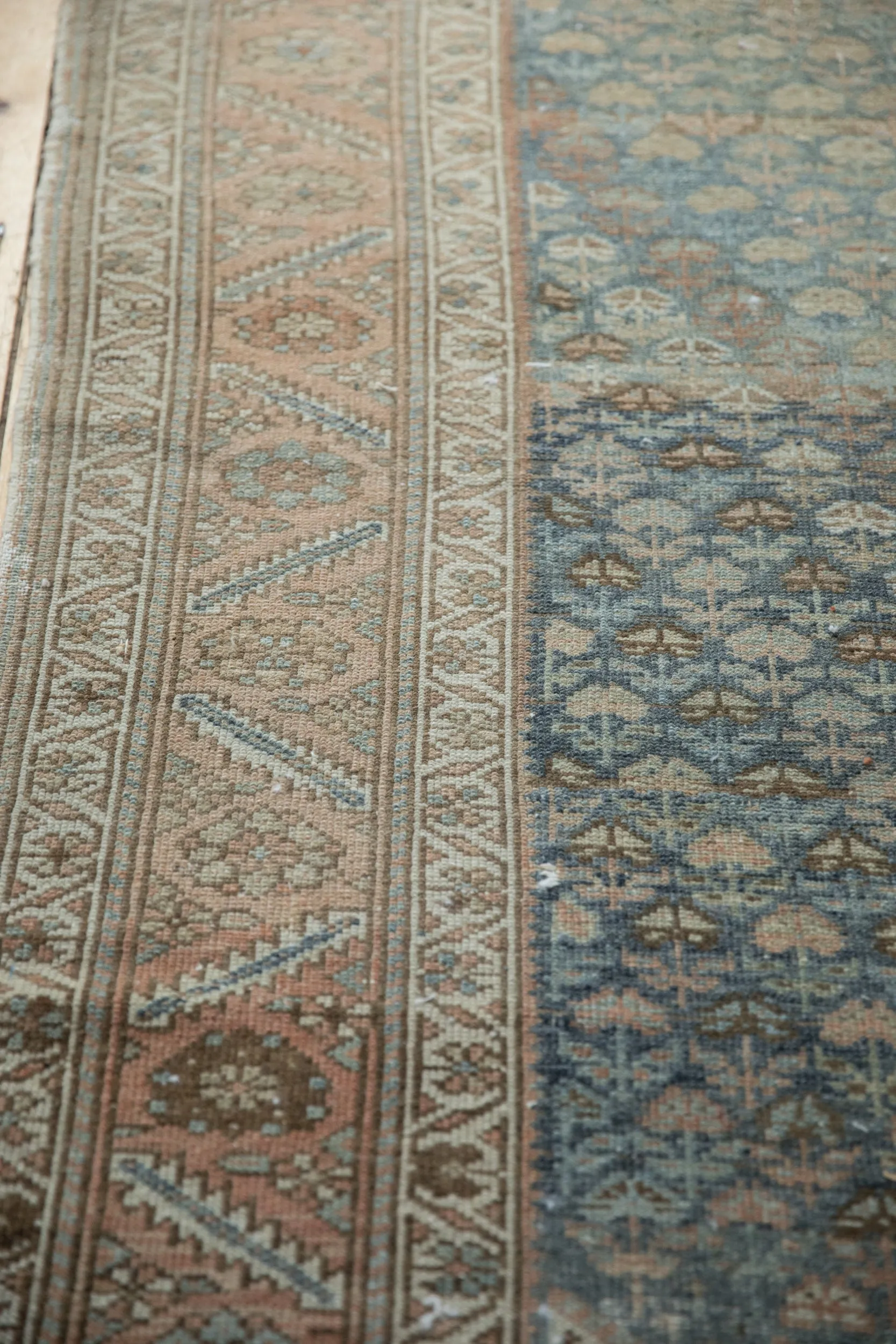 3x12.5 Vintage Distressed Malayer Rug Runner