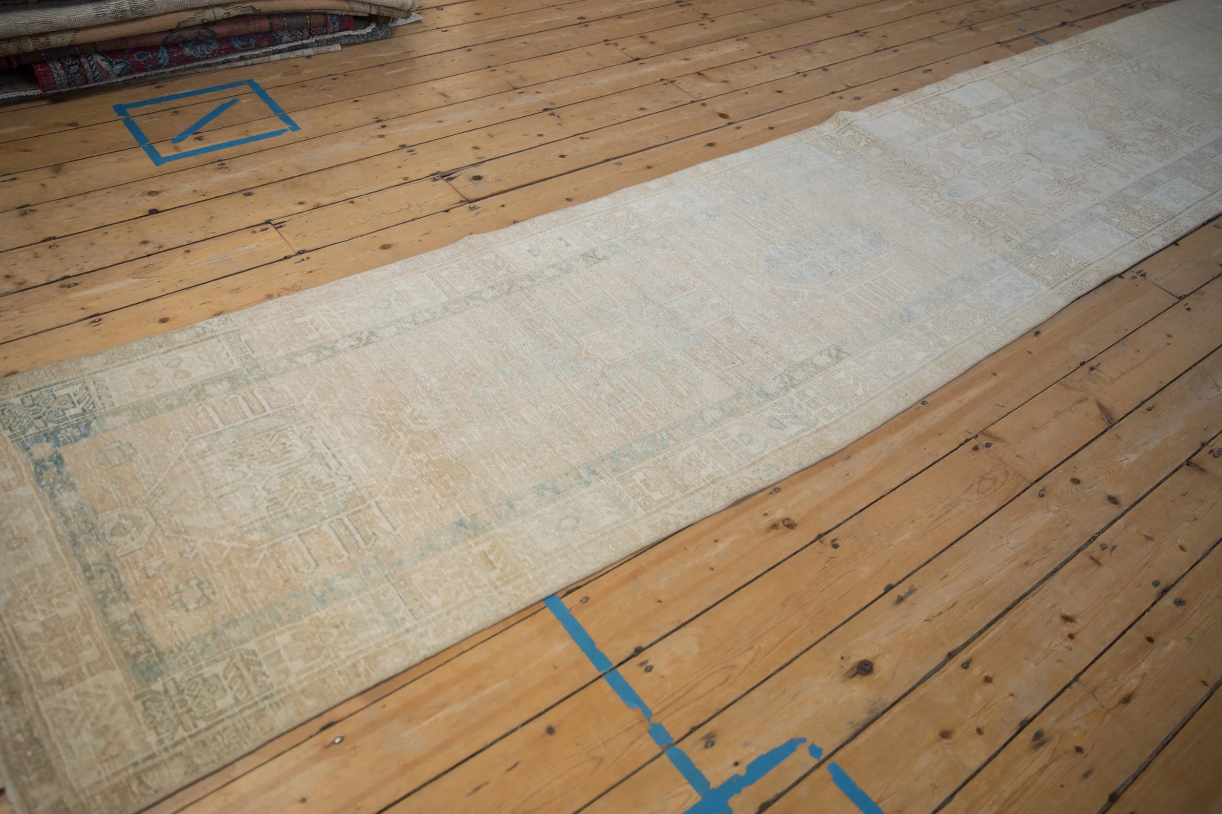 3x15 Vintage Distressed Karaja Rug Runner