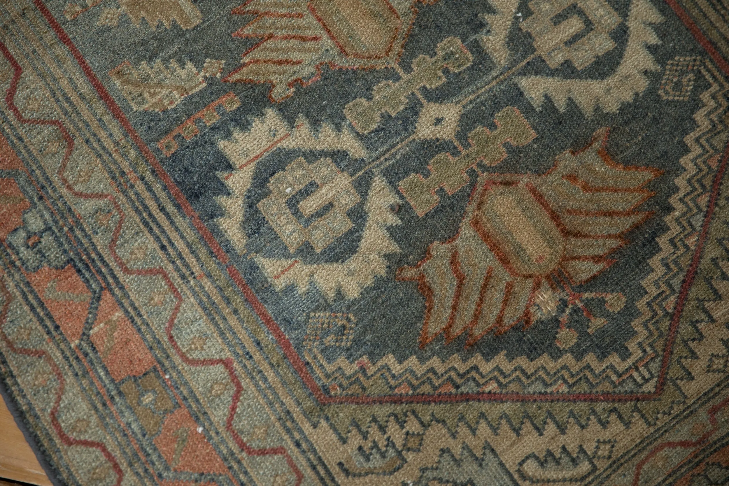 3x16 Vintage Distressed Malayer Rug Runner