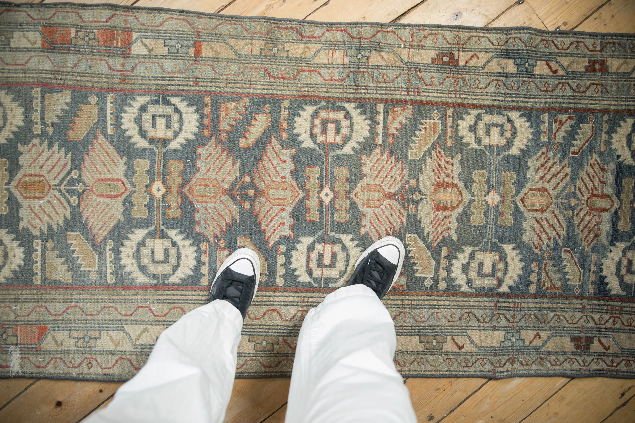3x16 Vintage Distressed Malayer Rug Runner