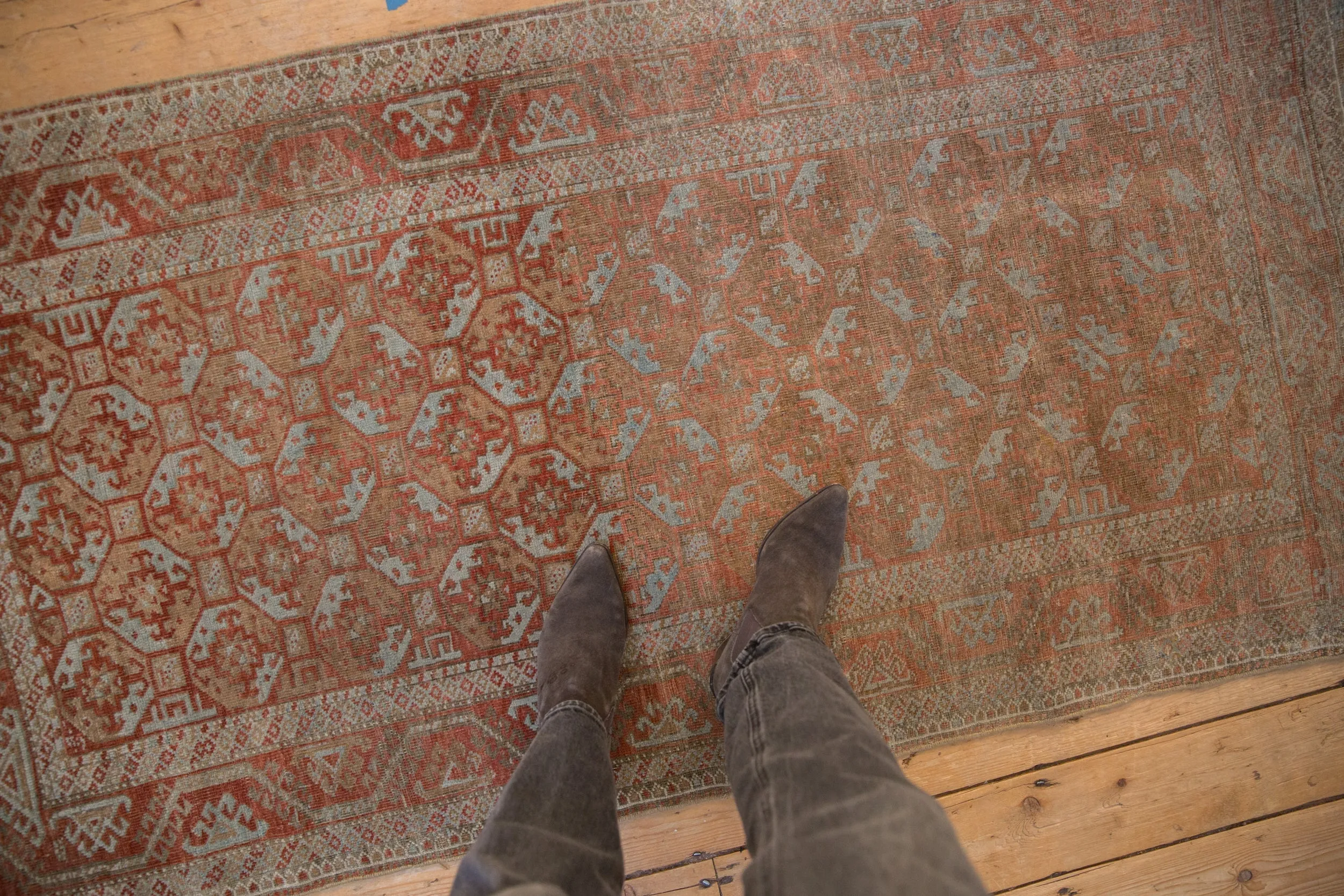 3x6 Vintage Distressed Belouch Rug Runner