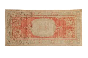 3x6.5 Vintage Distressed Oushak Rug Runner