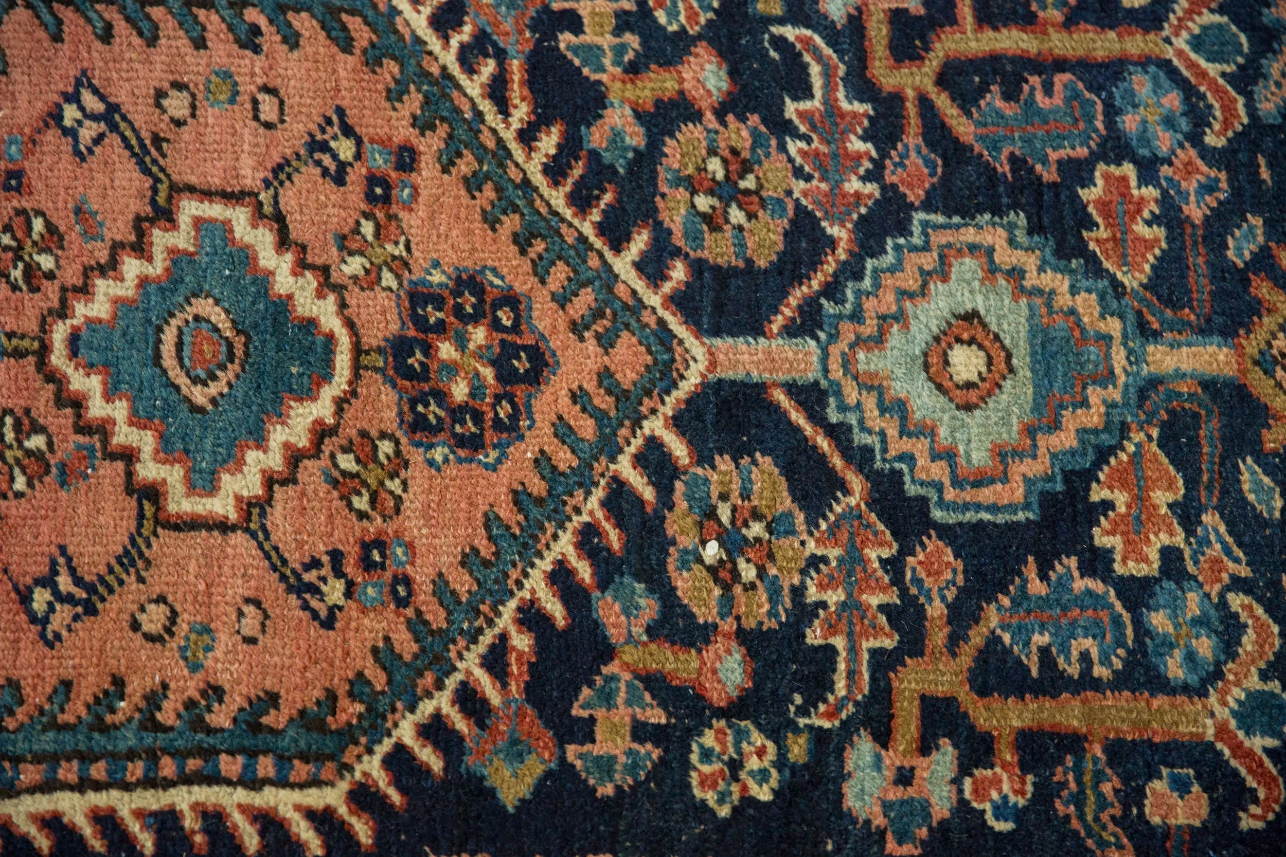 3x9 Vintage Heriz Rug Runner