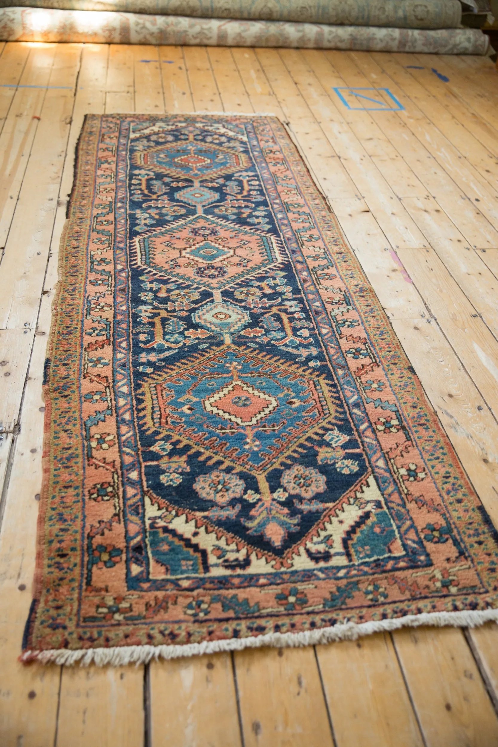 3x9 Vintage Heriz Rug Runner