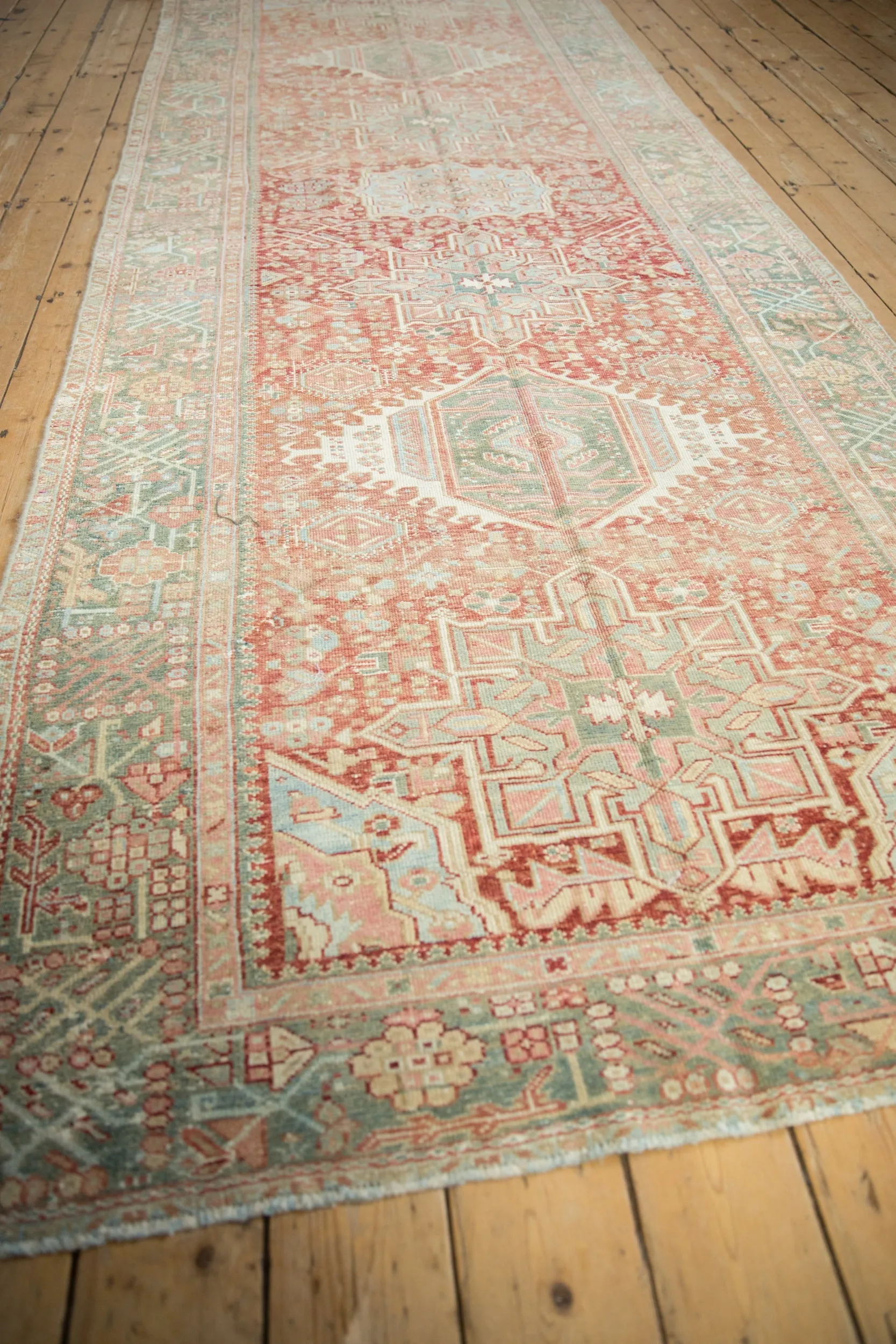 4.5x12 Vintage Distressed Karaja Rug Runner