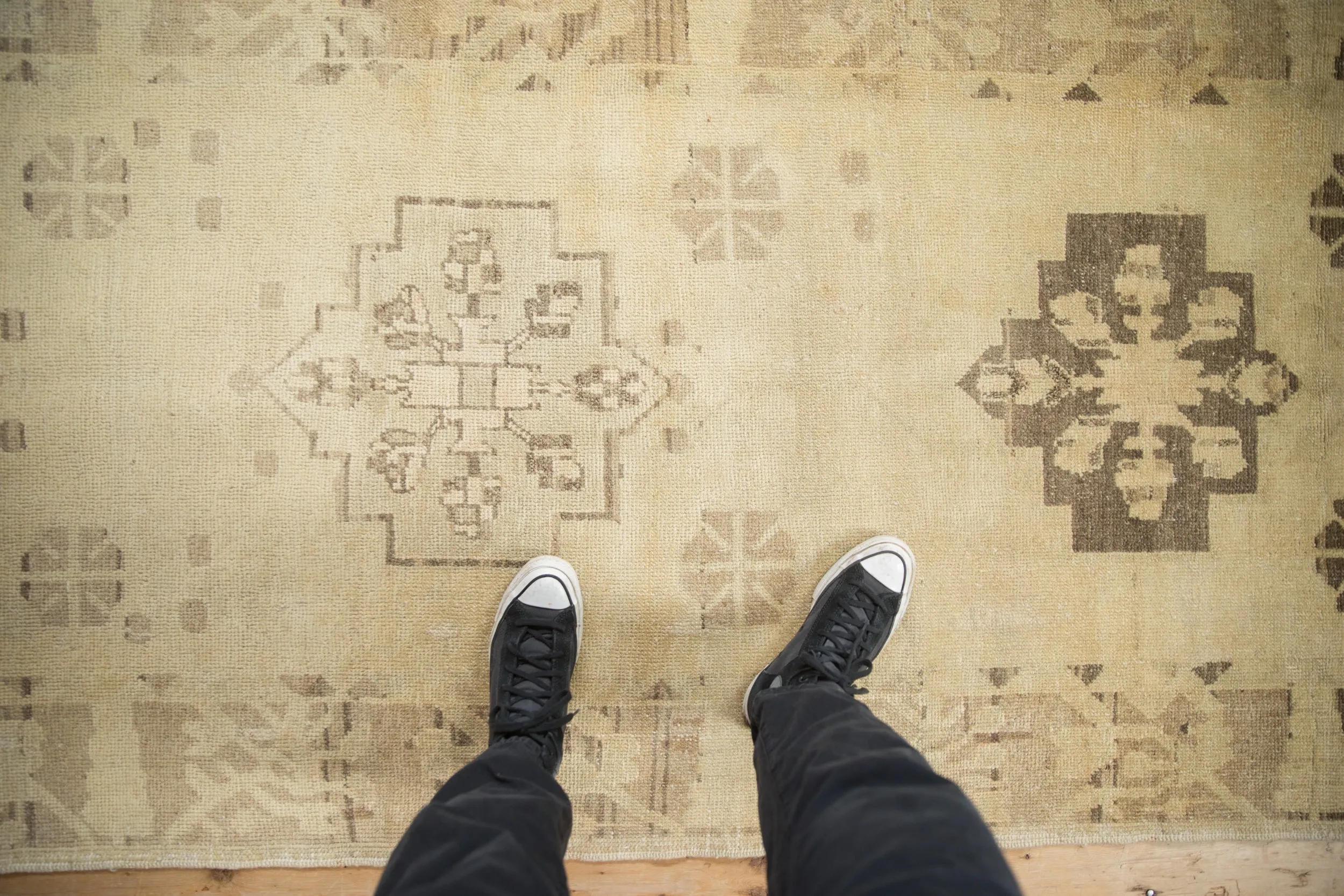 4x11.5 Vintage Distressed Oushak Rug Runner
