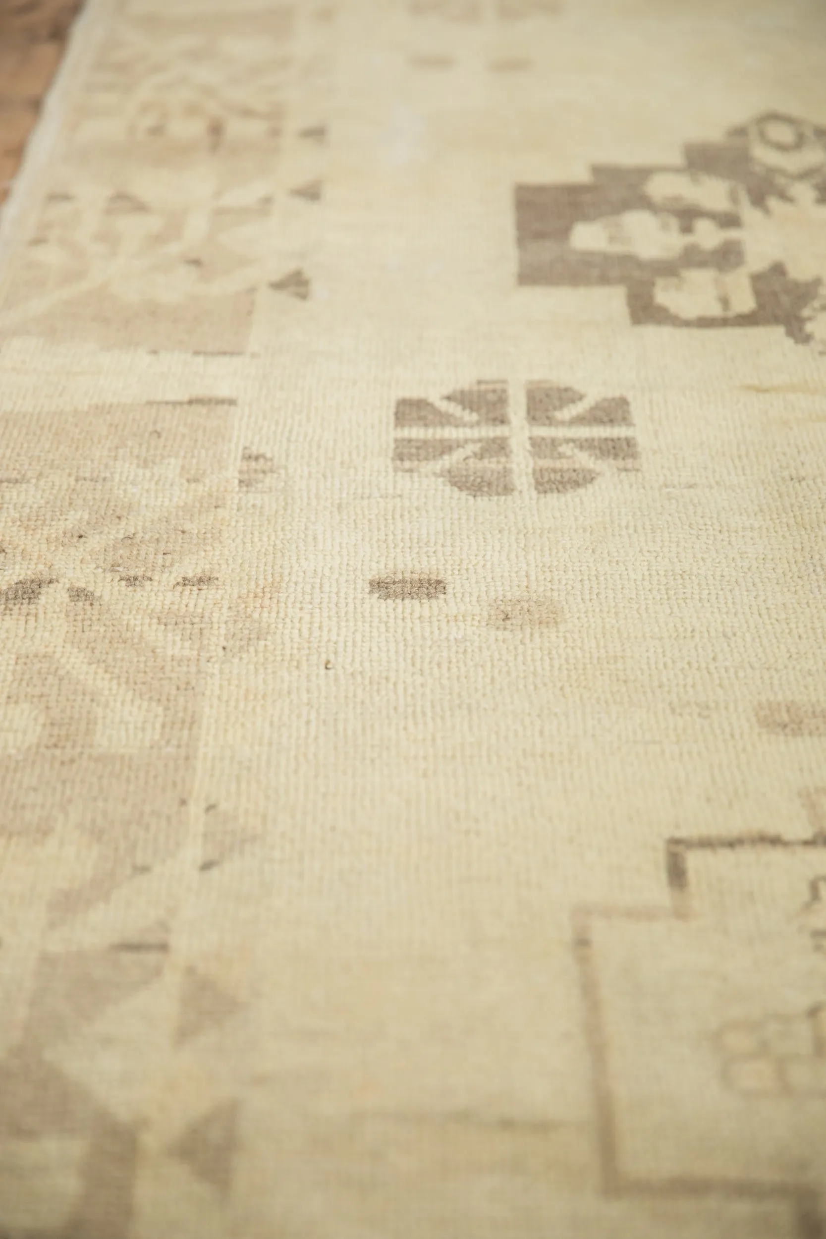 4x11.5 Vintage Distressed Oushak Rug Runner