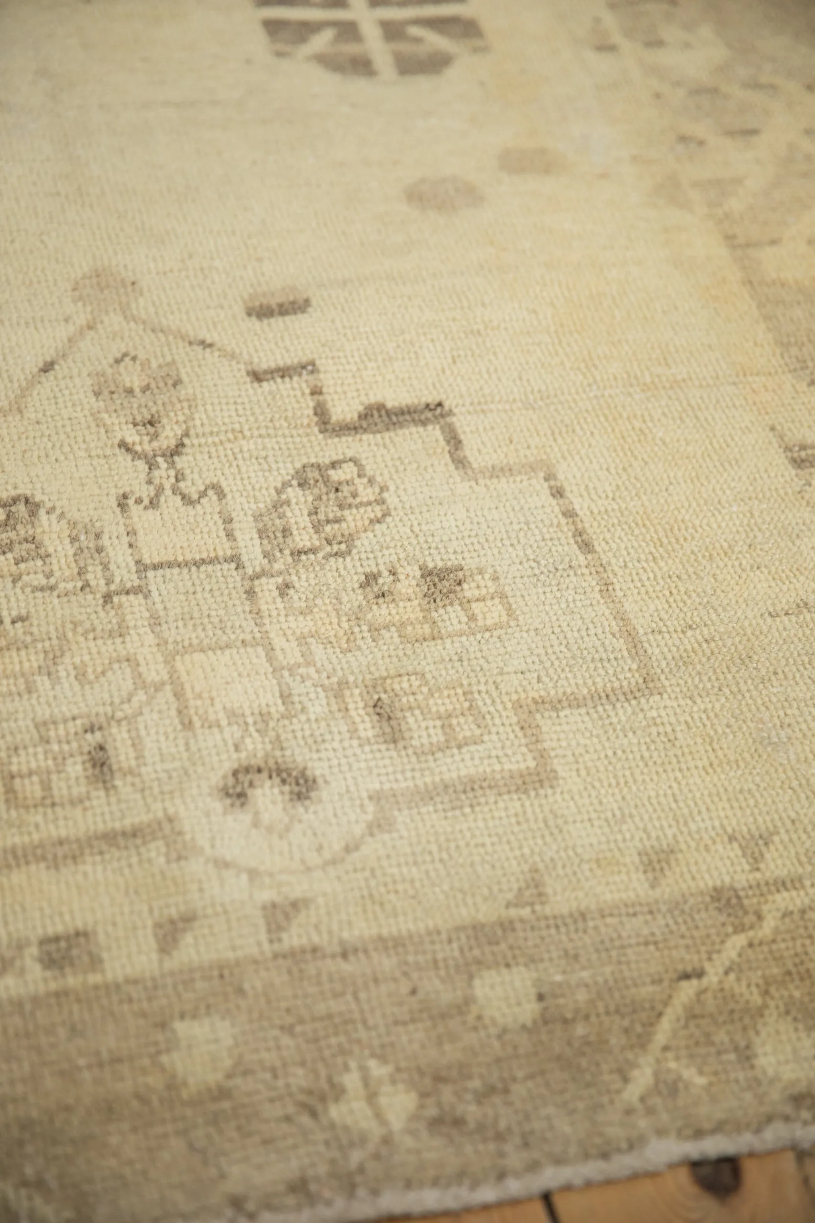 4x11.5 Vintage Distressed Oushak Rug Runner
