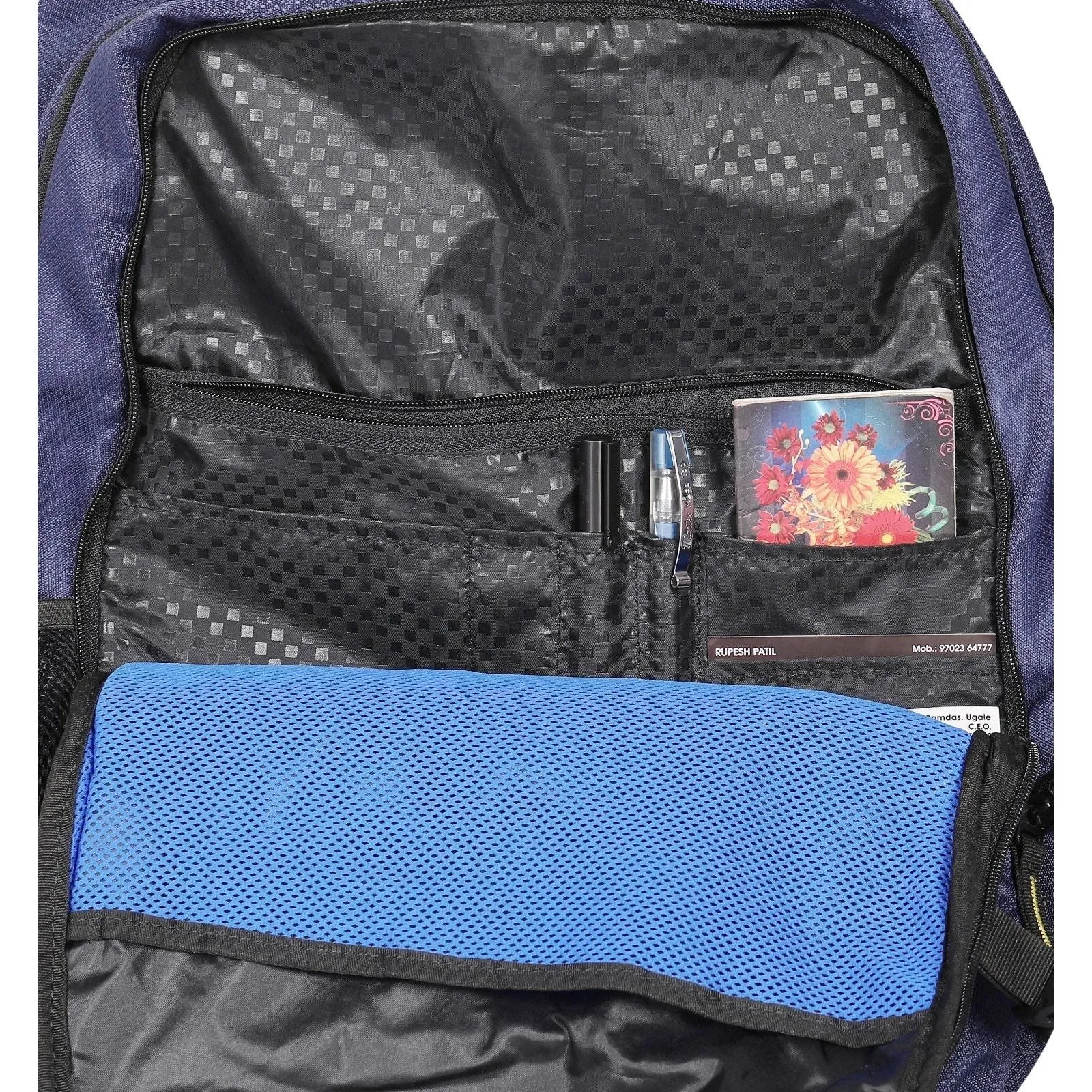 Alia Blue Laptop 17 inch  back pack