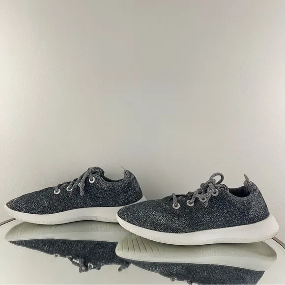 ALLBIRDS Women’s Natural Grey Merino Wool Runners Lace Up Sneaker Shoes